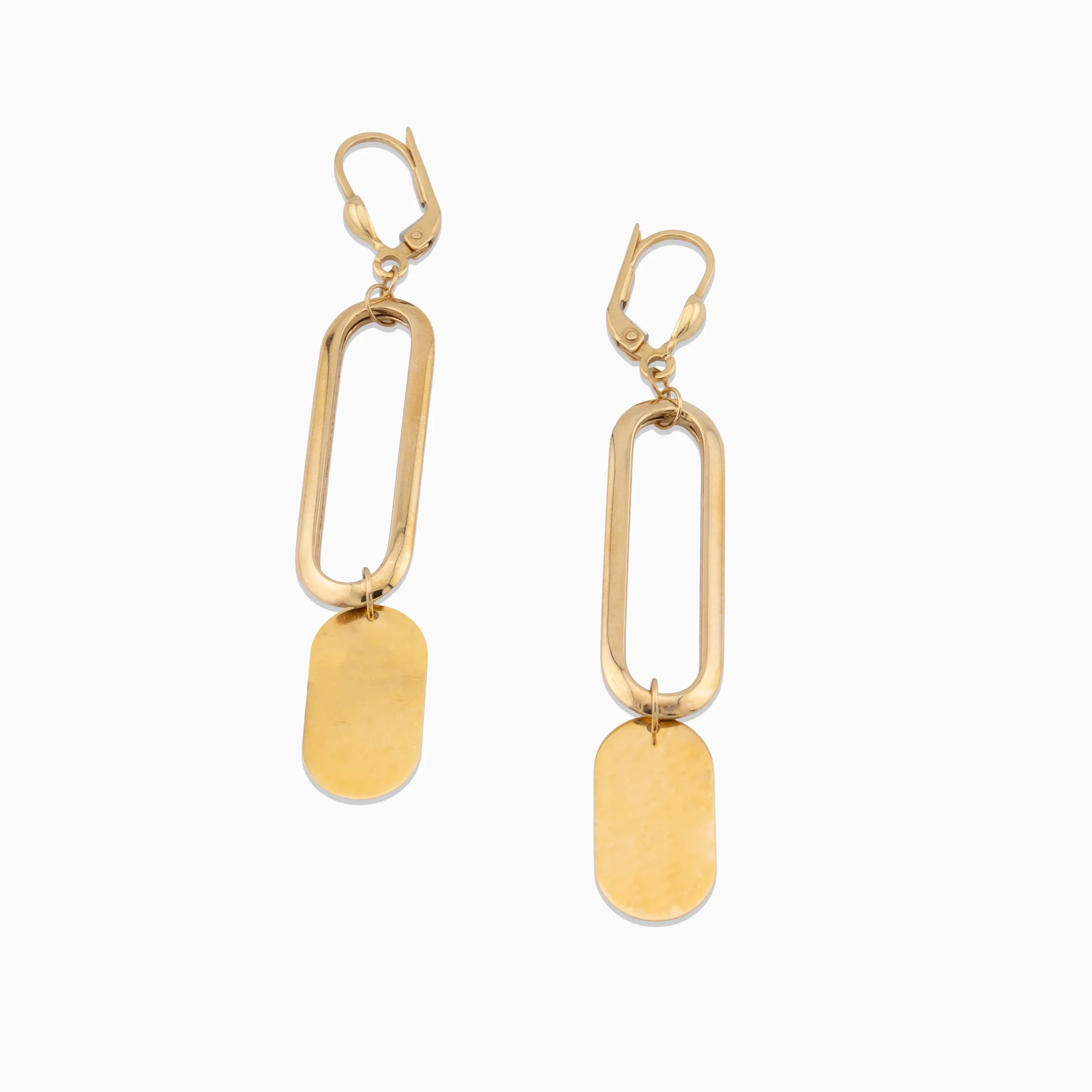 18K Yellow Gold Earrings (4.58g)
