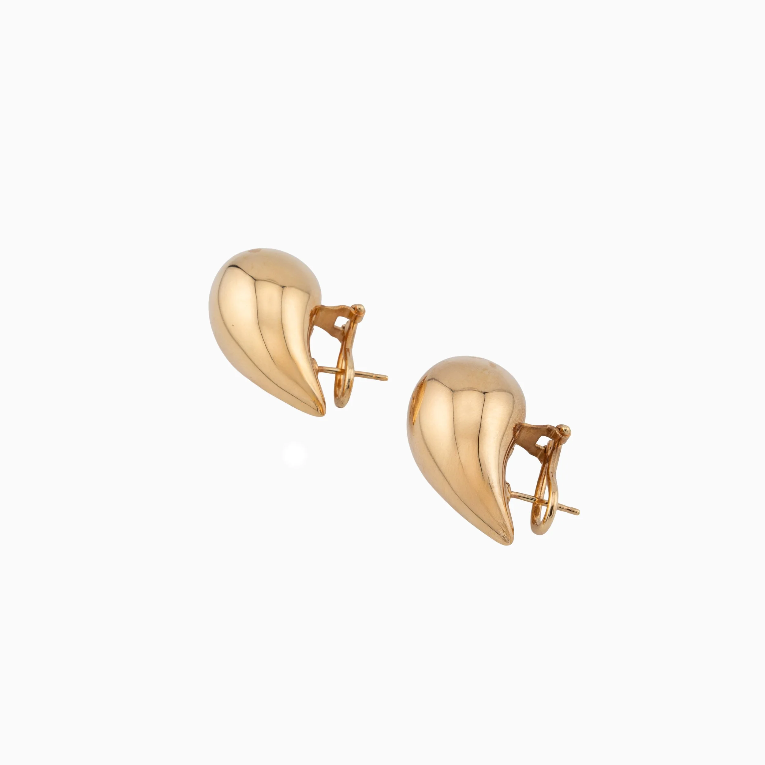 18K Yellow Gold Bottega Inspired Earrings (6.26g)