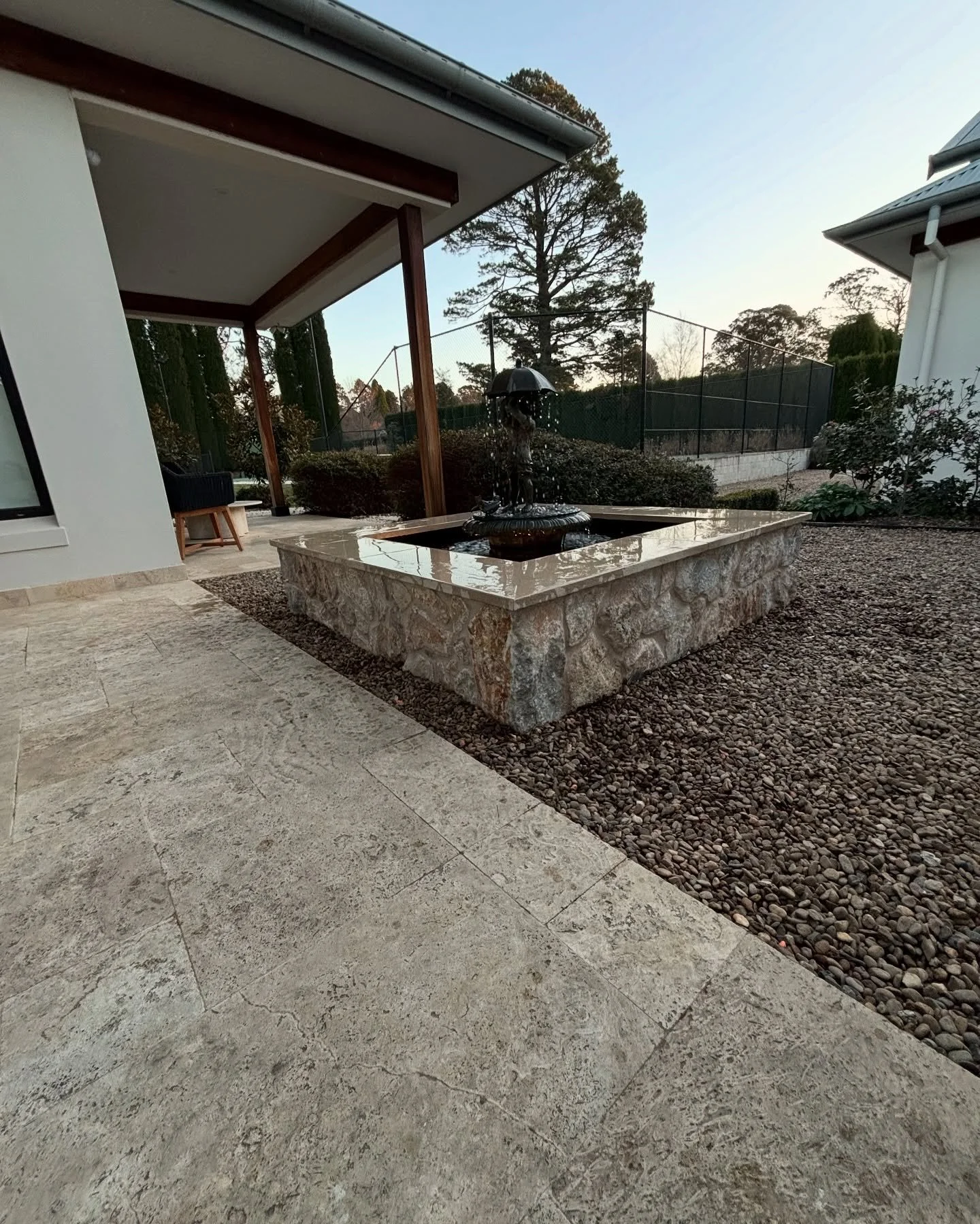 Burradoo, custom pond and fireplace 🔥💧Pretty cool! @bolteplumbing @switchedonpower @absolute.welding.services