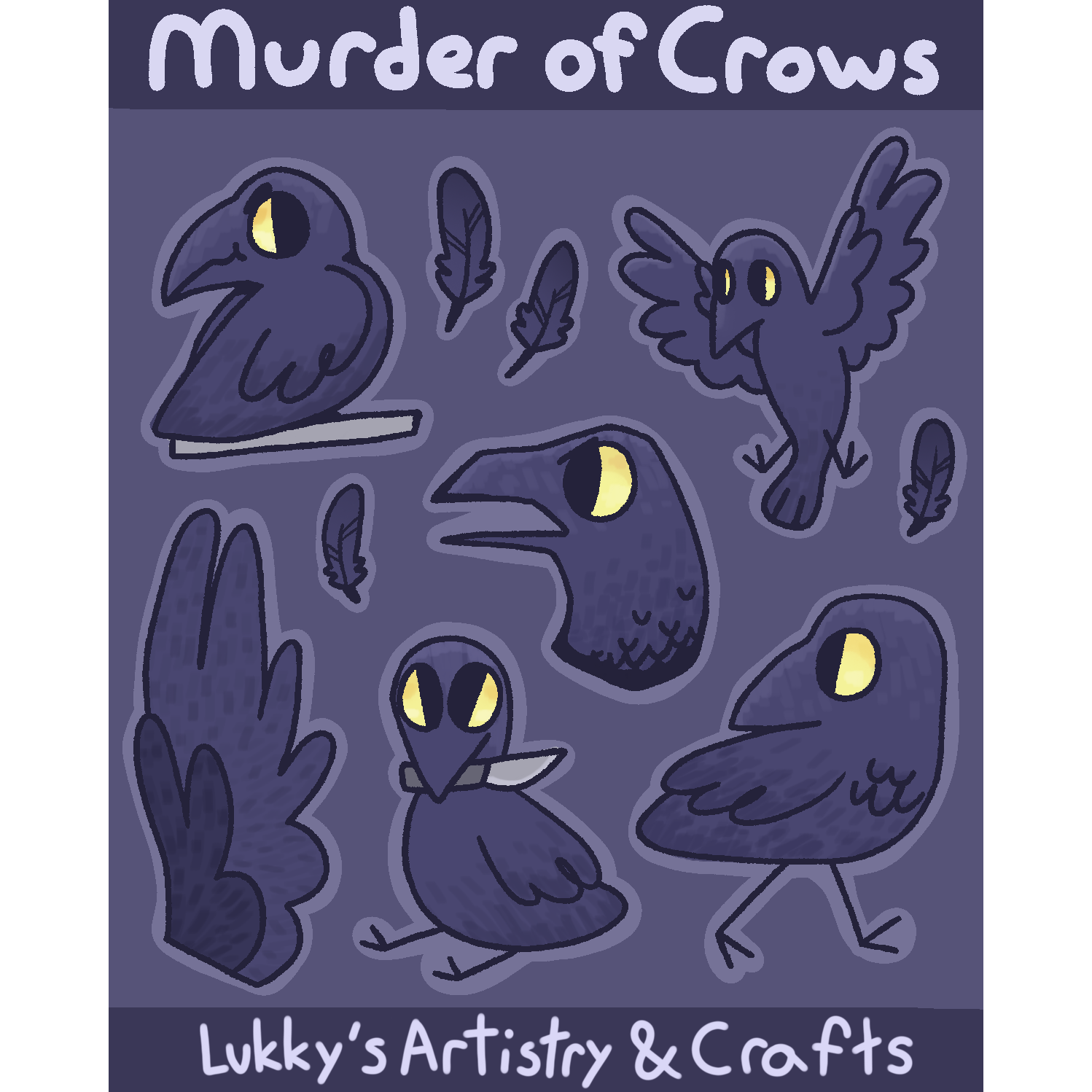 murder of crows sticker sheet.png