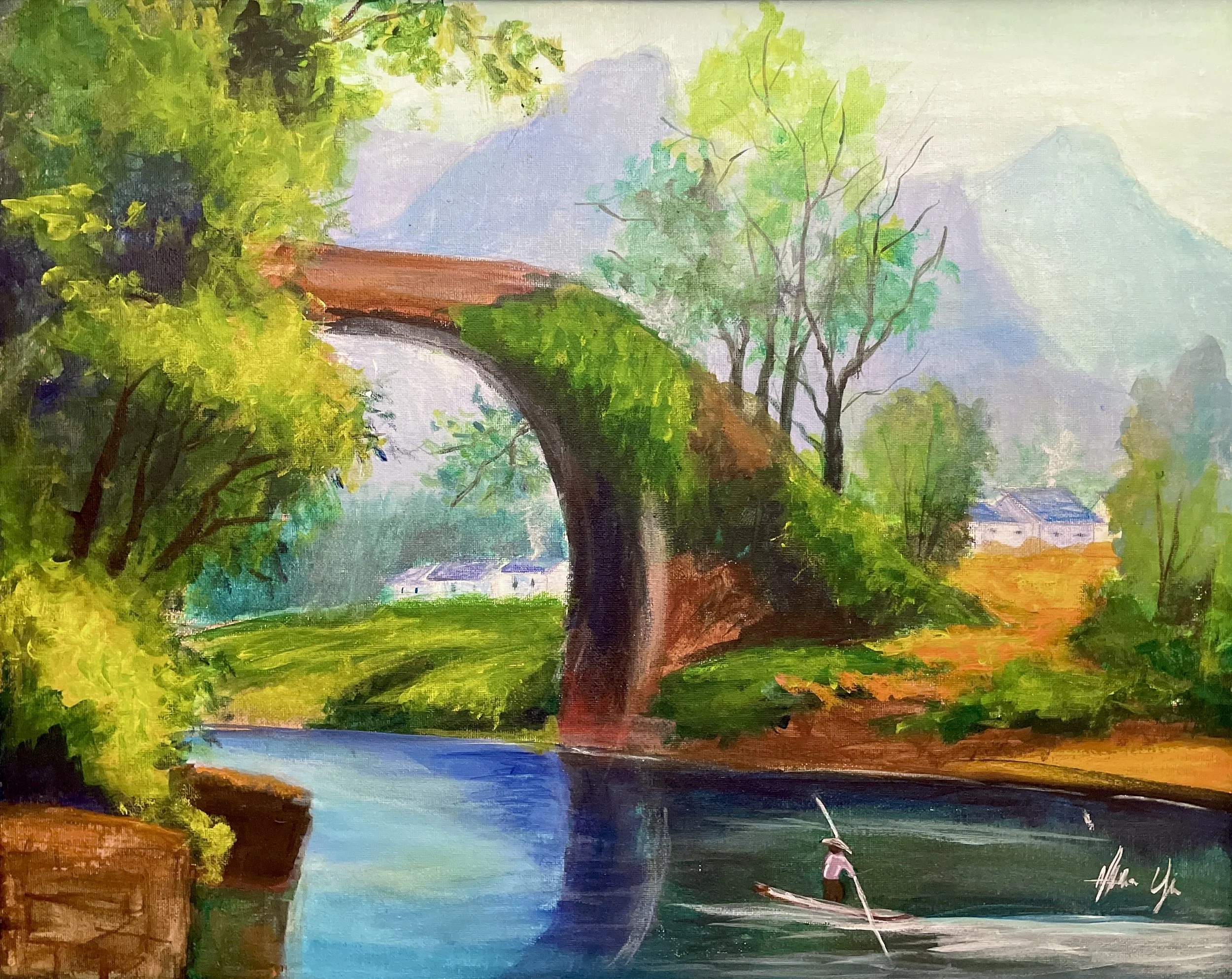 River Village_Acrylic 16x20in.jpg