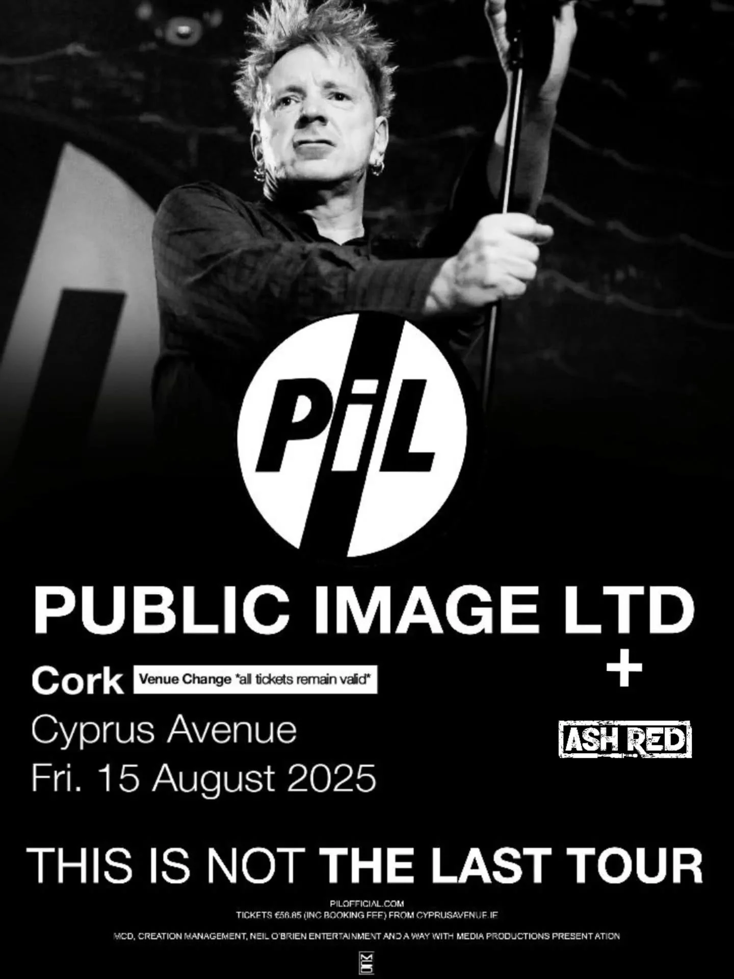 Opening for Public Image LTD in Cyprus Avenue tomorrow
+ New single next week
#Tome