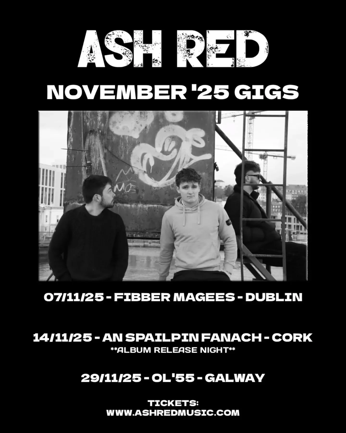we&rsquo;re playing some gigs next month, see you there.

don't forget, our debut album releases on november 14th. pre-save it now on spotify (link in bio) + grab the vinyl while you can.