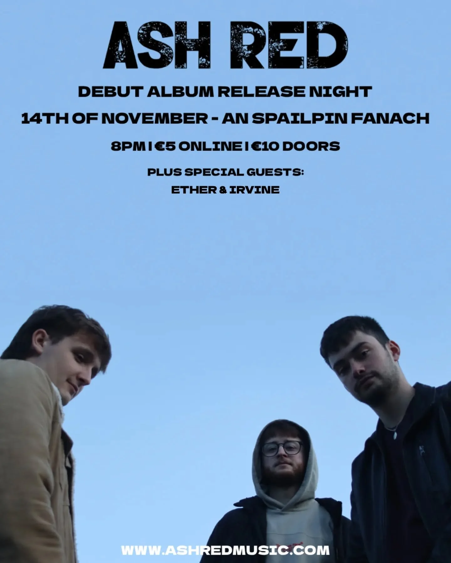just over two weeks until we play spailp&iacute;n fanach for the release of our debut album. support from @ether.353 and @irvineireland

get your tickets for just a fiver now, link in bio! 

don't forget, our debut album &quot;the foreign game&quot; 