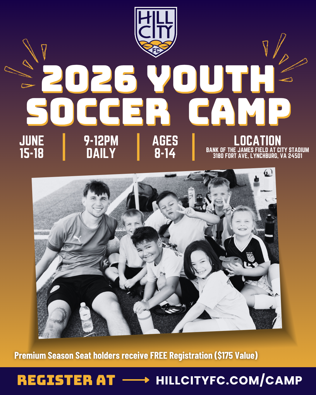 June 15–18 Youth Summer Camp