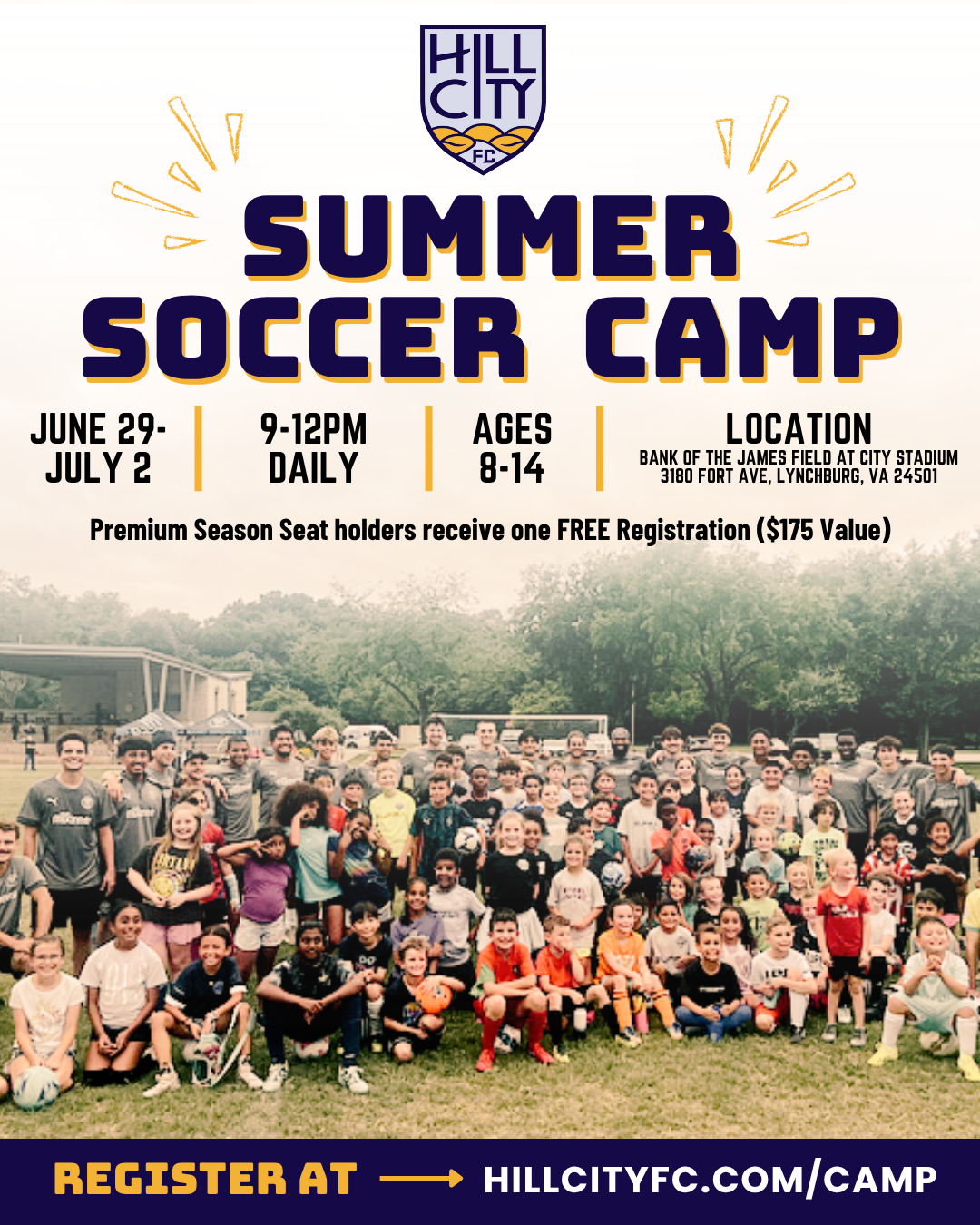 June 29–July 2 Youth Summer Camp