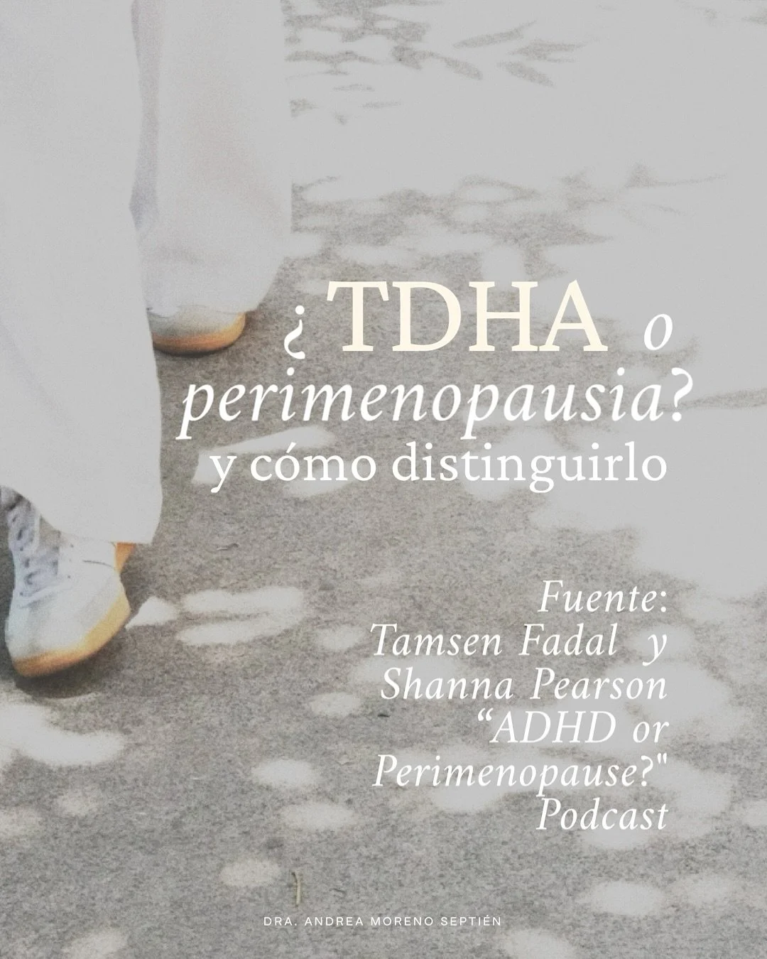 &iquest;Te has preguntado si es TDAH o Perimenopausia?
Registra, pregunta y pide una valoraci&oacute;n que contemple hormonas y TDAH (no te automediques). Lleva a consulta tus notas y alza la voz: tus s&iacute;ntomas importan. 👆🏻🤍

#adhd #adultadh