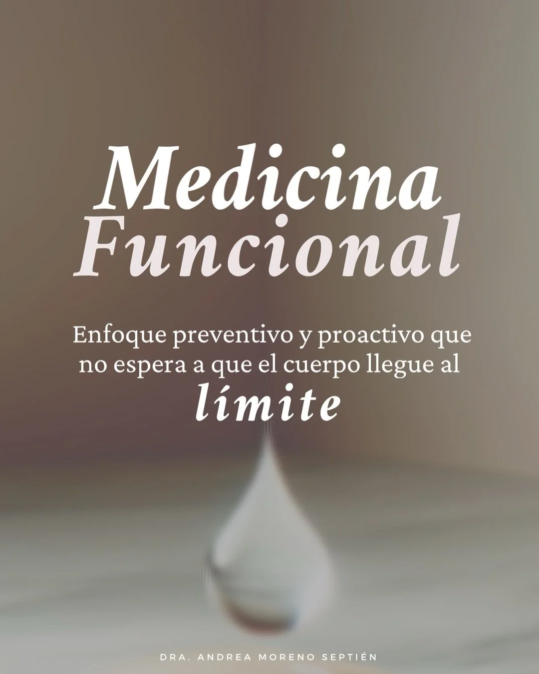 &iquest;Porque el enfoque de la medicina funcional podr&iacute;a interesarte? ✨

Porque no se trata solo de &ldquo;quitar el s&iacute;ntoma&rdquo;, sino de entender el panorama completo: tu historia cl&iacute;nica, h&aacute;bitos, estr&eacute;s, sue&