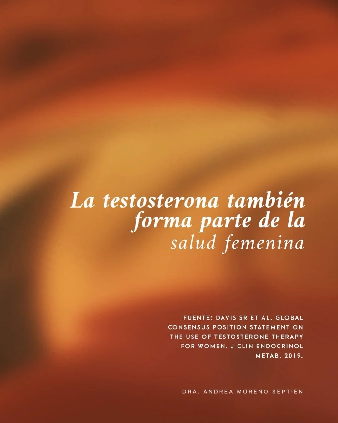 &iquest;Sab&iacute;as que la testosterona tambi&eacute;n es una hormona femenina y que puede influir en tu energ&iacute;a, deseo, masa muscular, claridad mental y bienestar general?✨

En dosis fisiol&oacute;gicas y bien indicadas, la testosterona pue