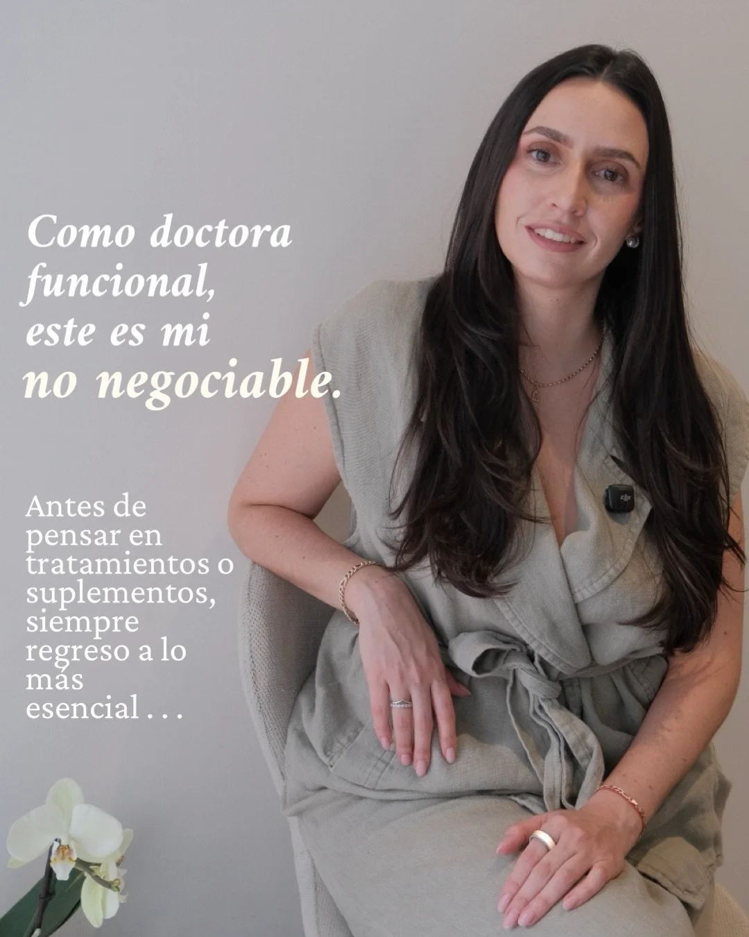Como doctora funcional, este es mi h&aacute;bito no negociable&hellip;.

Cuidar mi energ&iacute;a desde la base.✨

Antes de pensar en tratamientos, suplementos o intervenciones complejas, siempre regreso a lo esencial: mi ritmo biol&oacute;gico.

Dor