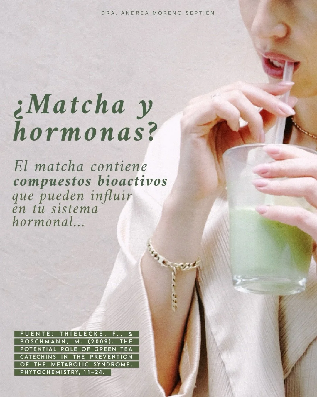 Buscamos el alimento perfecto para &ldquo;arreglar&rdquo; las hormonas.🍵

Pero no funciona as&iacute;.

El matcha no lo cambia todo&hellip;
pero s&iacute; puede sumar. 🍵

Energ&iacute;a m&aacute;s estable,
menos estr&eacute;s,
mejor metabolismo.

Y