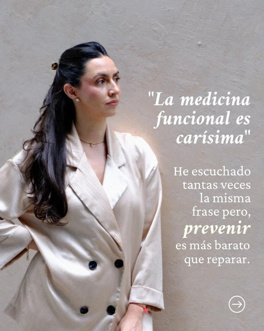 Aunque entiendo perfecto de d&oacute;nde viene esa idea, tambi&eacute;n veo todos los d&iacute;as c&oacute;mo muchas mujeres han normalizado sentirse cansadas, inflamadas o desconectadas de su salud durante a&ntilde;os.

Para m&iacute;, esto no se tr