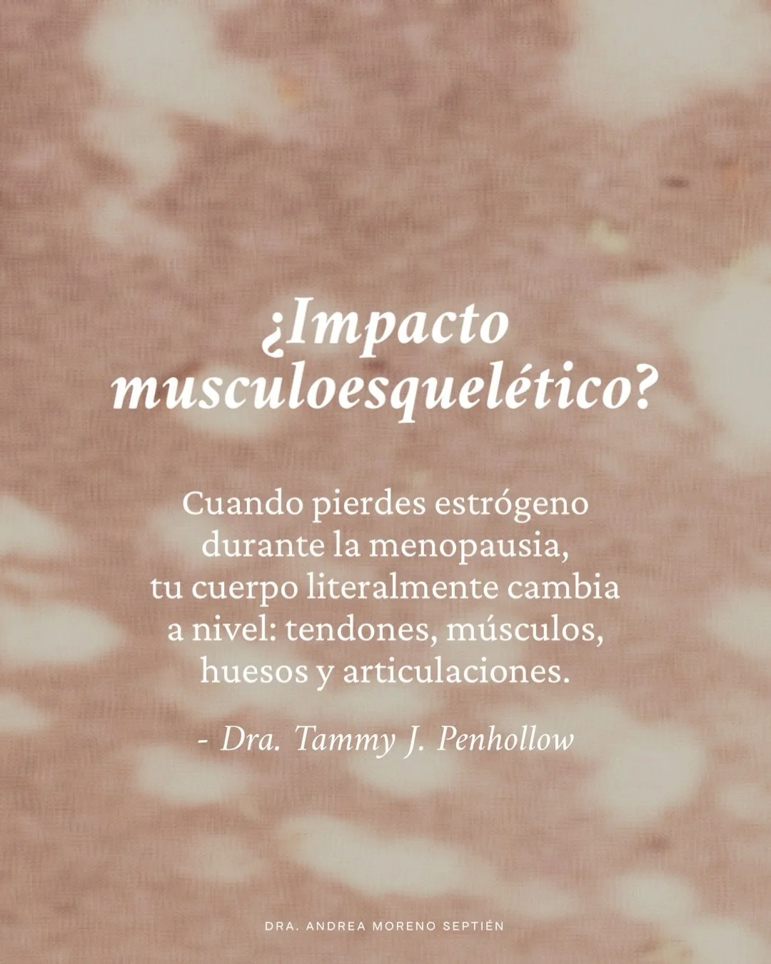 Muchas mujeres creen que &ldquo;est&aacute;n envejeciendo&rdquo;, cuando en realidad, parte de lo que sienten puede estar relacionado con la ca&iacute;da de estr&oacute;geno. 

No olvidemos que el estr&oacute;geno influye en tu cerebro, coraz&oacute;