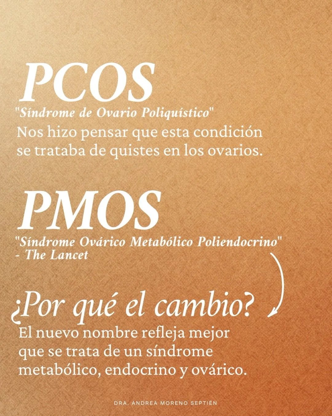 Una de las cosas que m&aacute;s esperanza me da es que estamos dejando atr&aacute;s una visi&oacute;n limitada de la salud hormonal que afecta a millones de mujeres: s&iacute;ntomas minimizados, diagn&oacute;sticos incompletos y condiciones complejas
