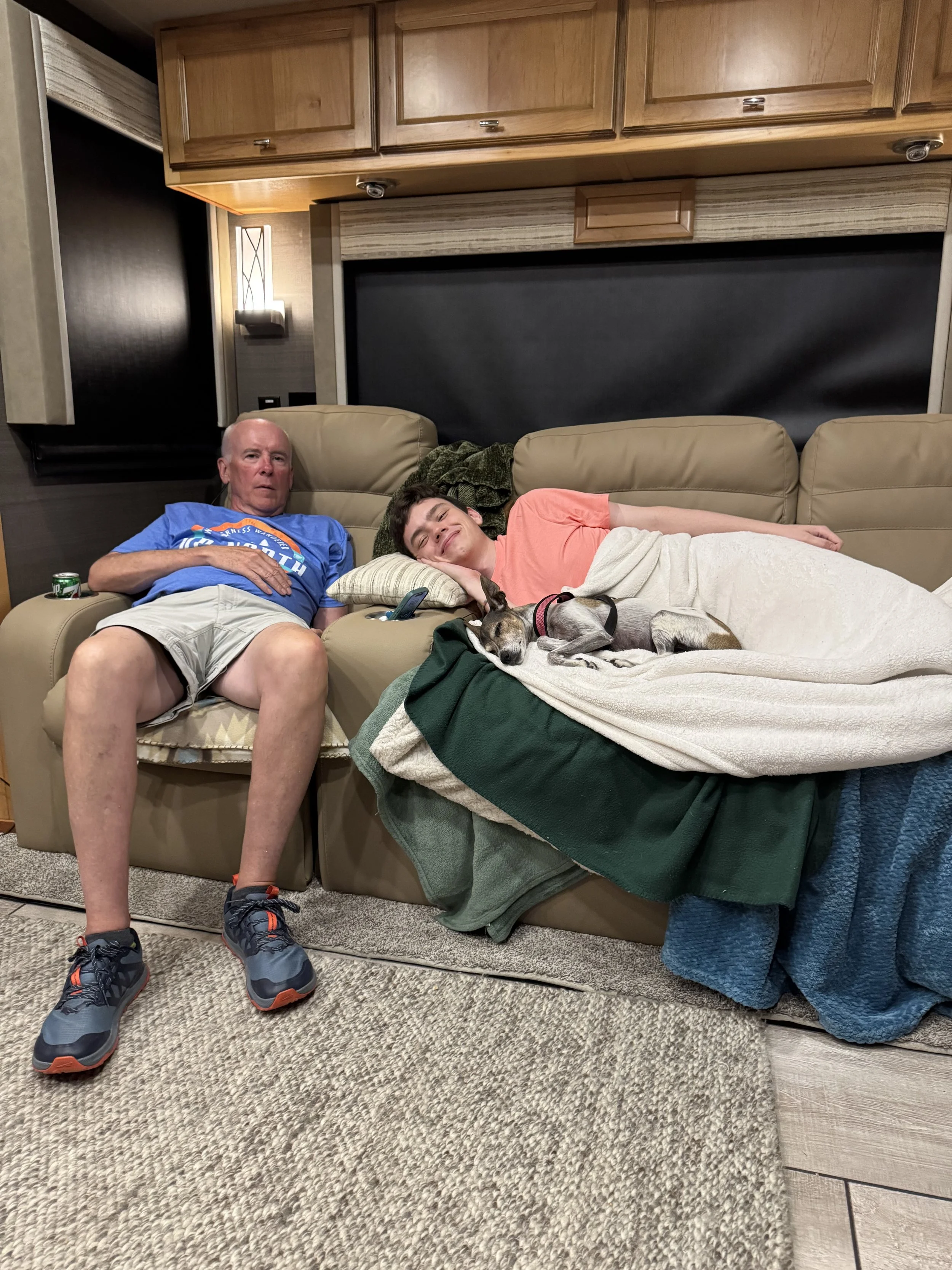 CD and Matt relaxing in RV.jpg