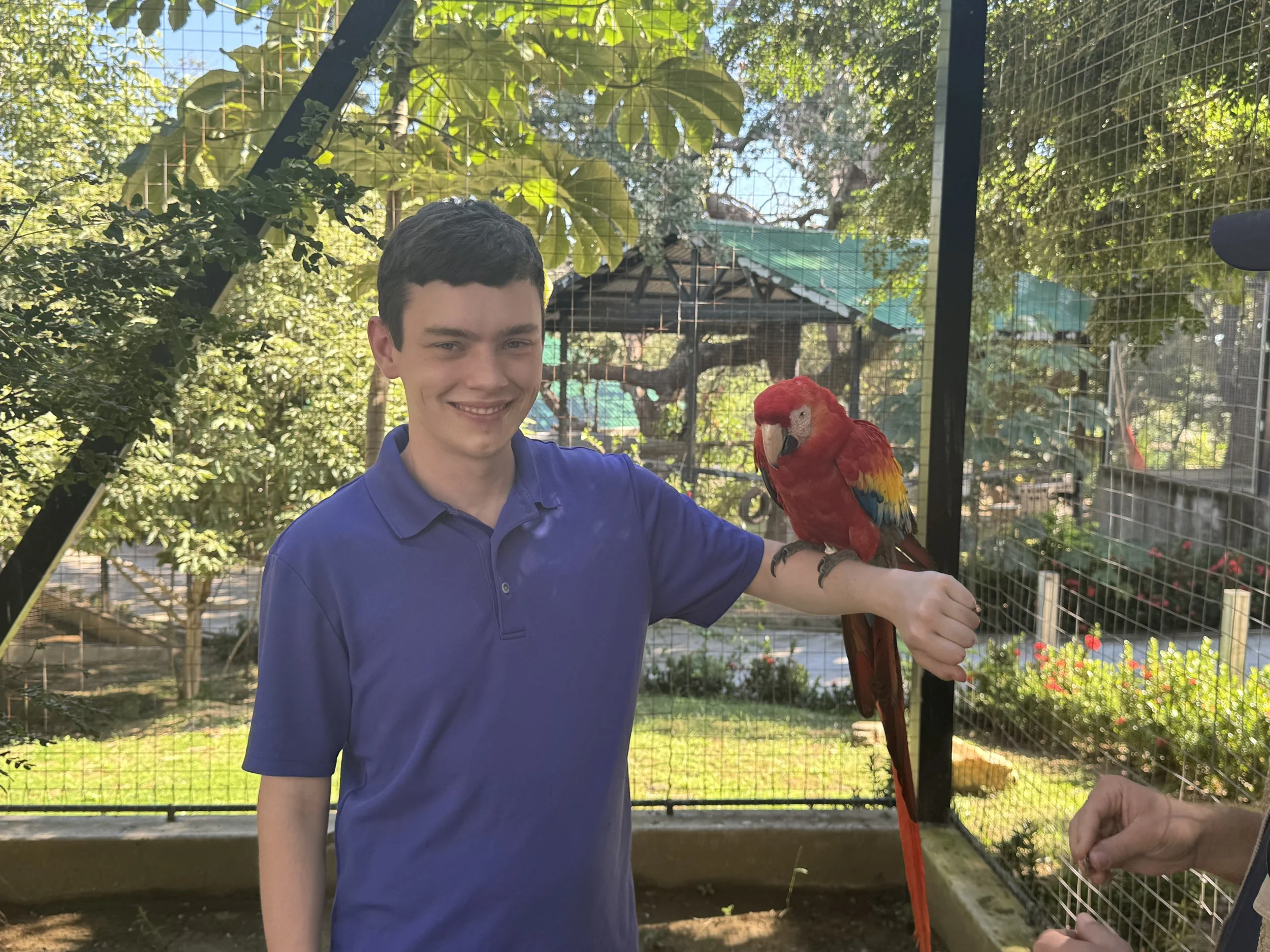 Bird on Matthew.jpeg