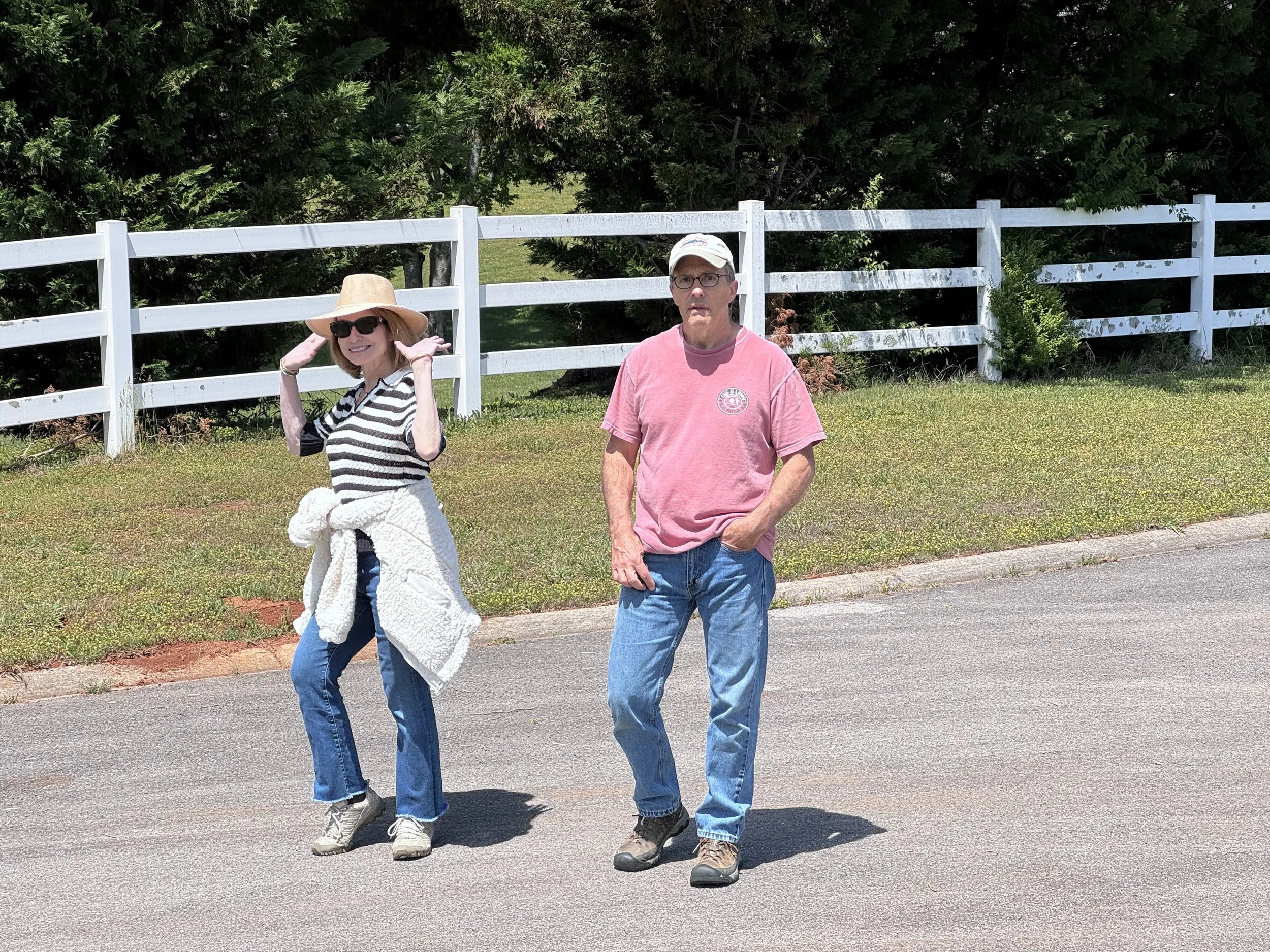 Walking, jazz hands.jpeg