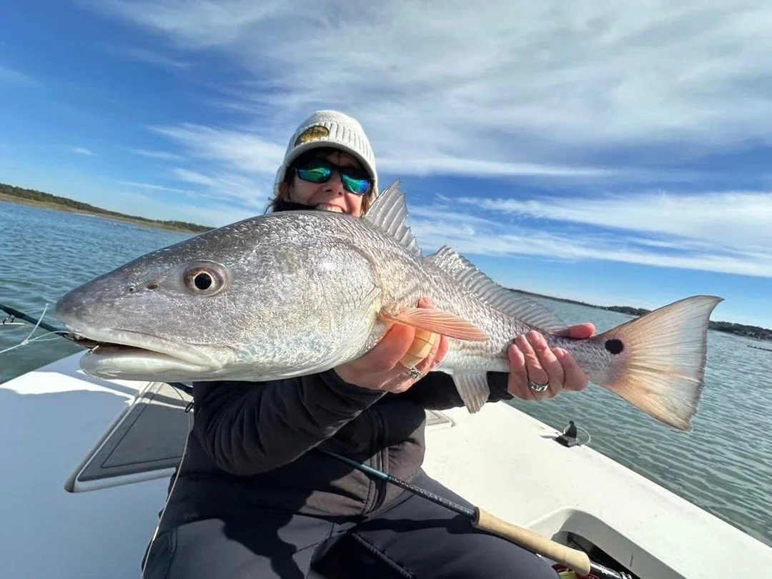 Have you been out fishing lately? Or has the cold kept you inside at the vice?

This cold spell hasn&rsquo;t kept Shannon off the water. She recently snagged this beautiful Red Fish in South Carolina. 

🎣 Chesapeake Women Anglers is a 501(3)c non-pr