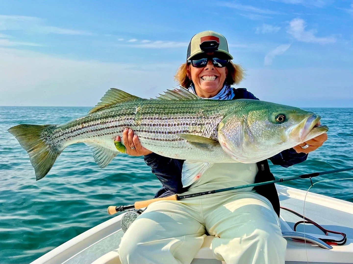 Did you know that the striped bass is Maryland&rsquo;s state fish? Have you ever caught one in the fly? CWA membership chair Shannon sure has!

 Chesapeake Women Anglers is a 501(3)c non-profit women-led club based in the Virginia / Maryland / Washin