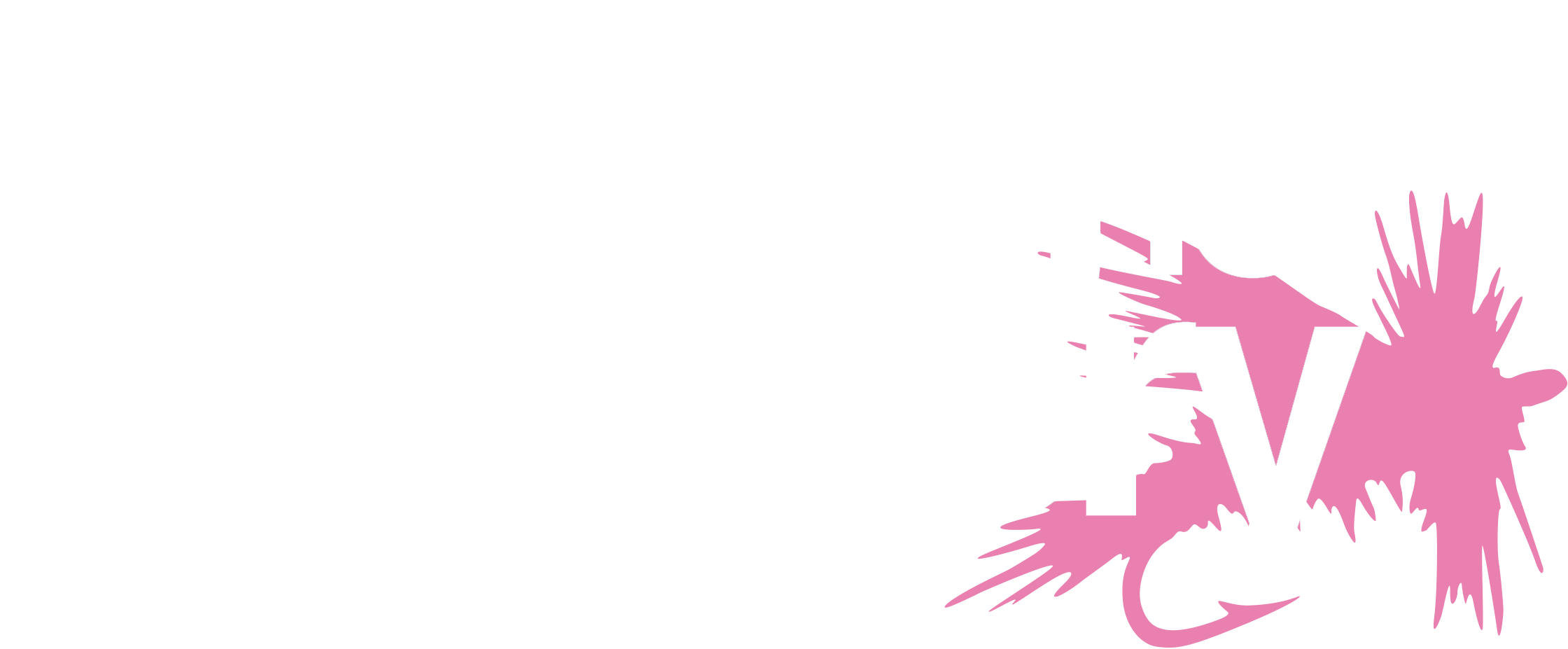 Text reads 'Casting for Recovery' with a pink and purple abstract design behind the text.