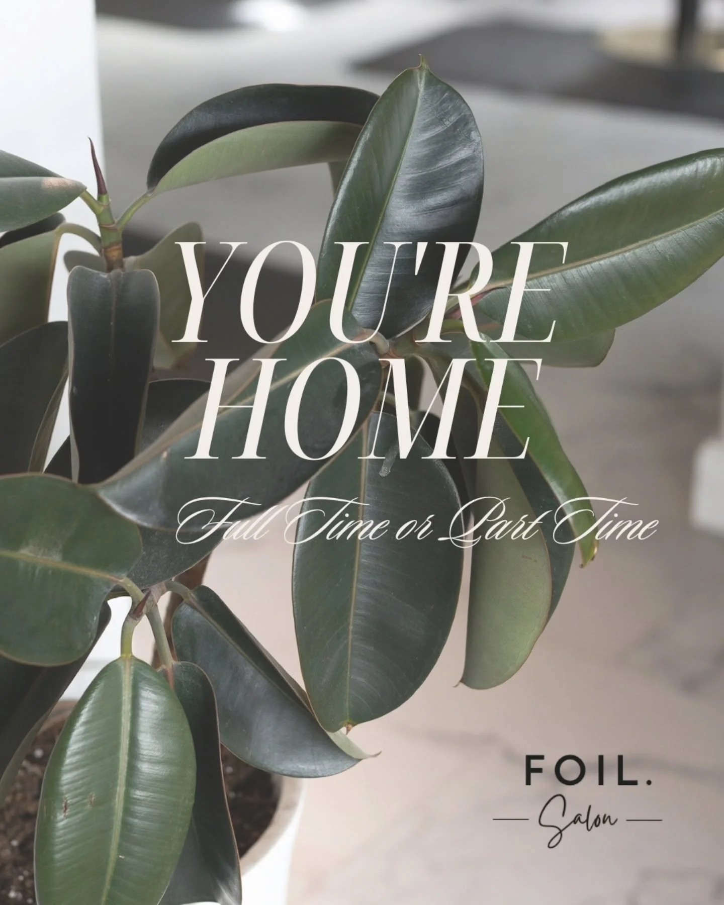 This is your sign, babe. ✨
Welcome to Foil Salon&mdash;your new home for artistry, luxury, and growth.

We&rsquo;re not just offering a chair, we&rsquo;re offering a space where your craft is celebrated, your clients feel indulged, and your career th