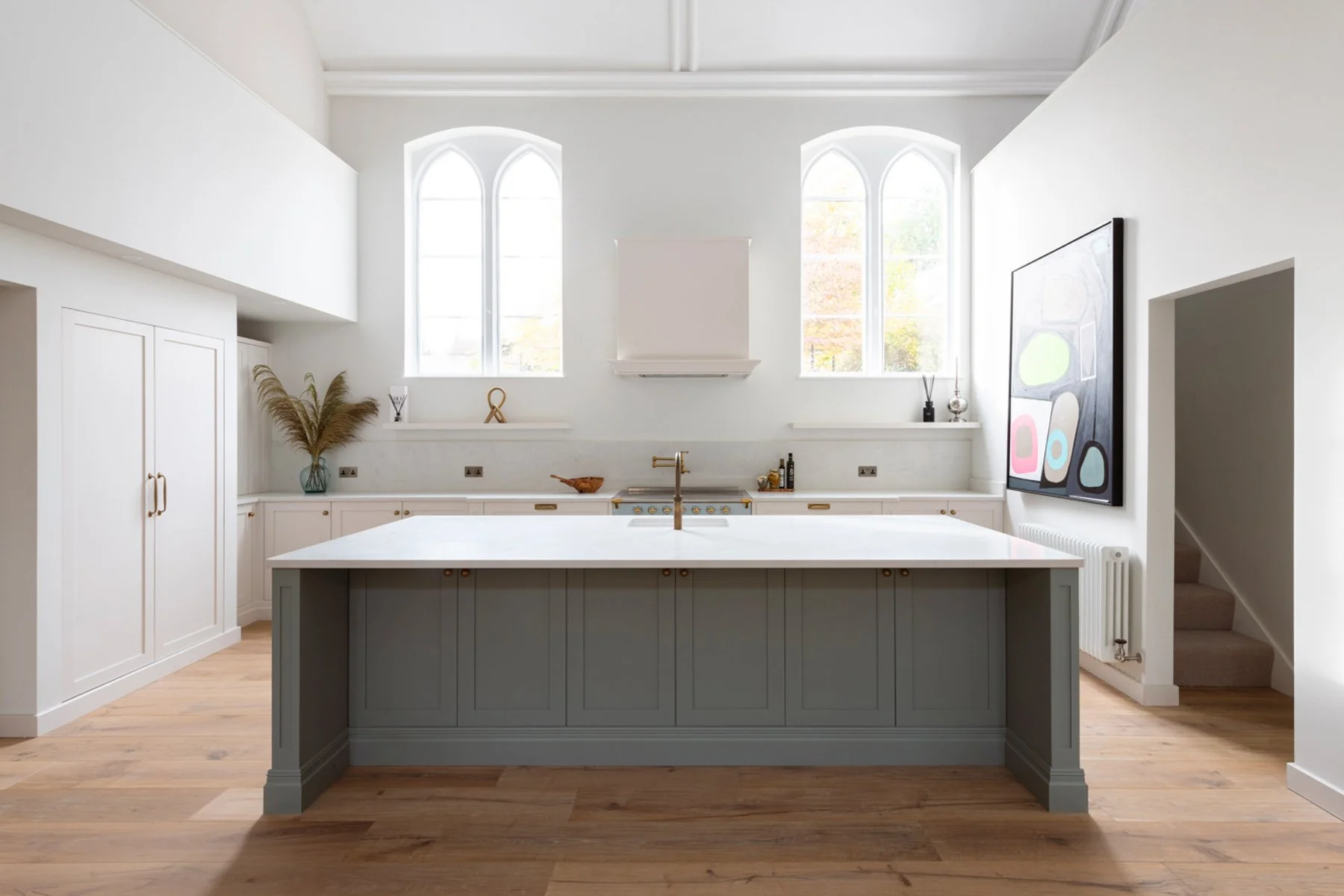 Stone kitchen worktop installed by Bath Granite & Marble