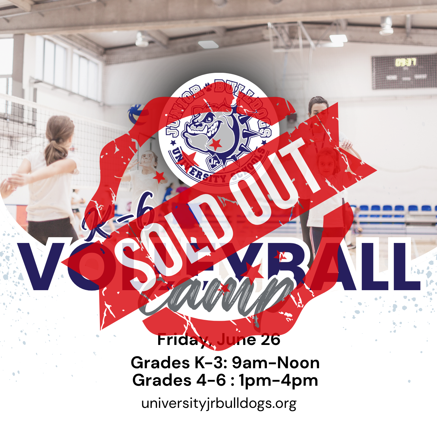Volleyball Camp - K-6th Grade