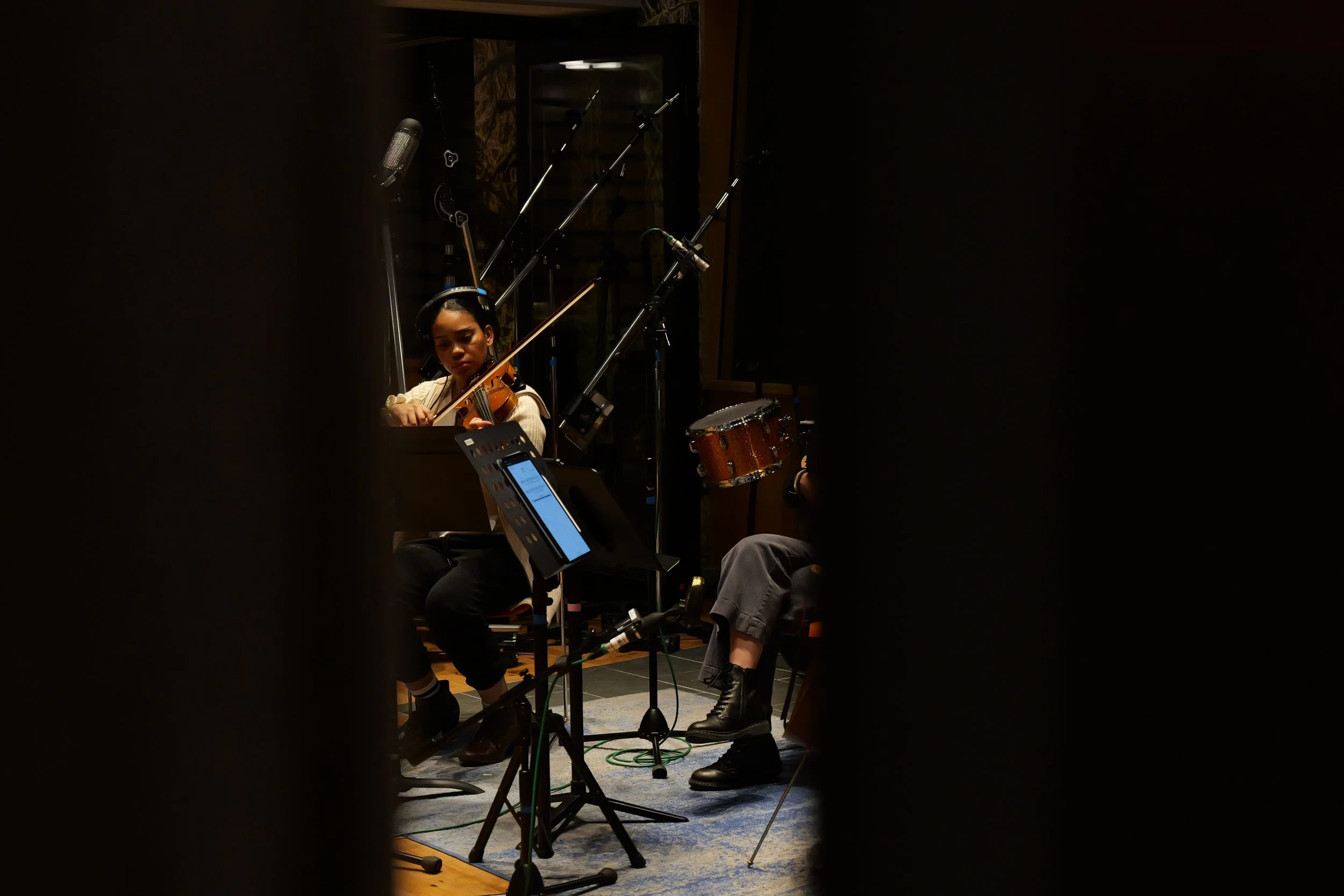 BleuMoon Music recording session