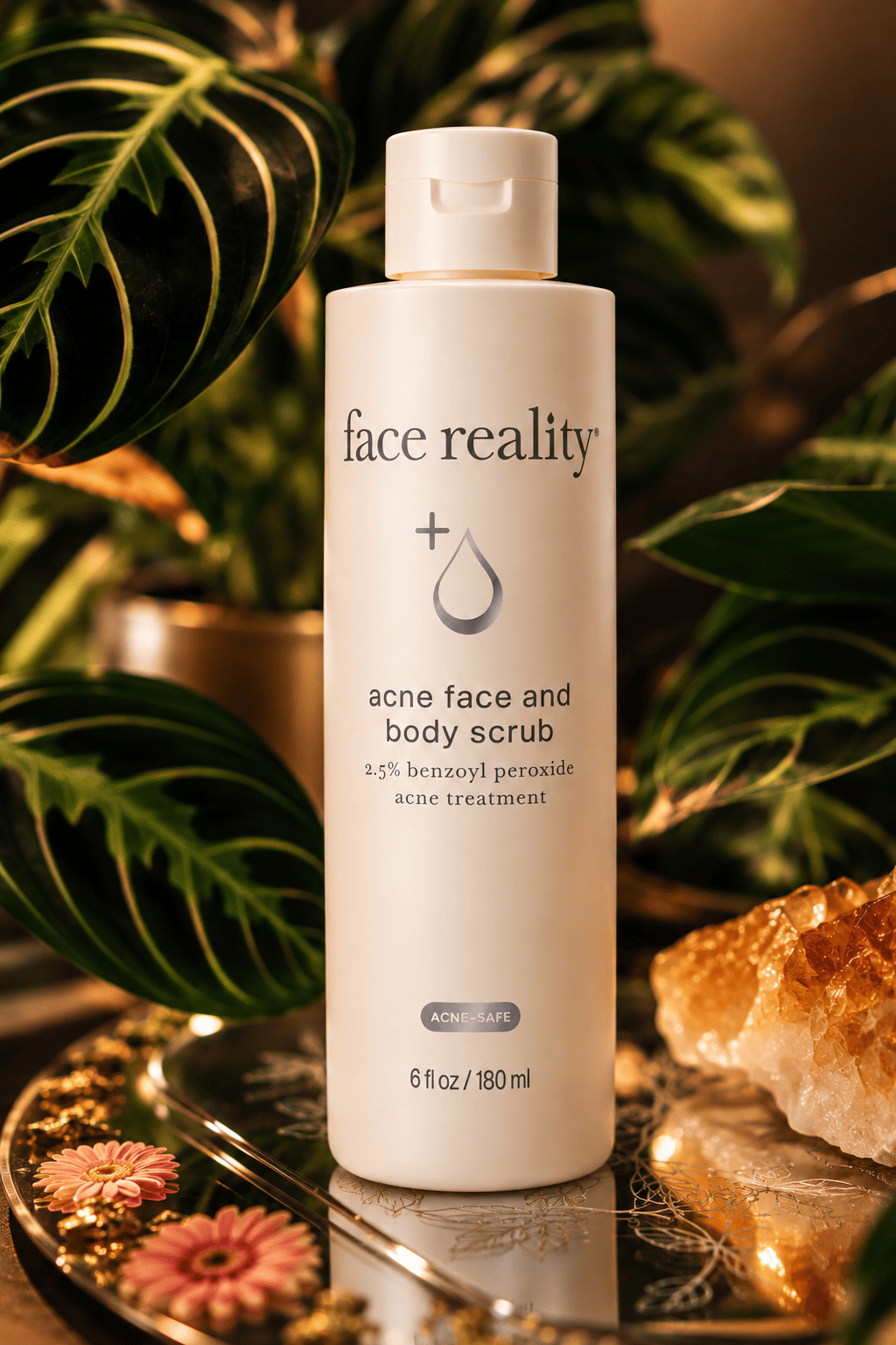 Face Reality Acne Face and Body Scrub 2.5% BP