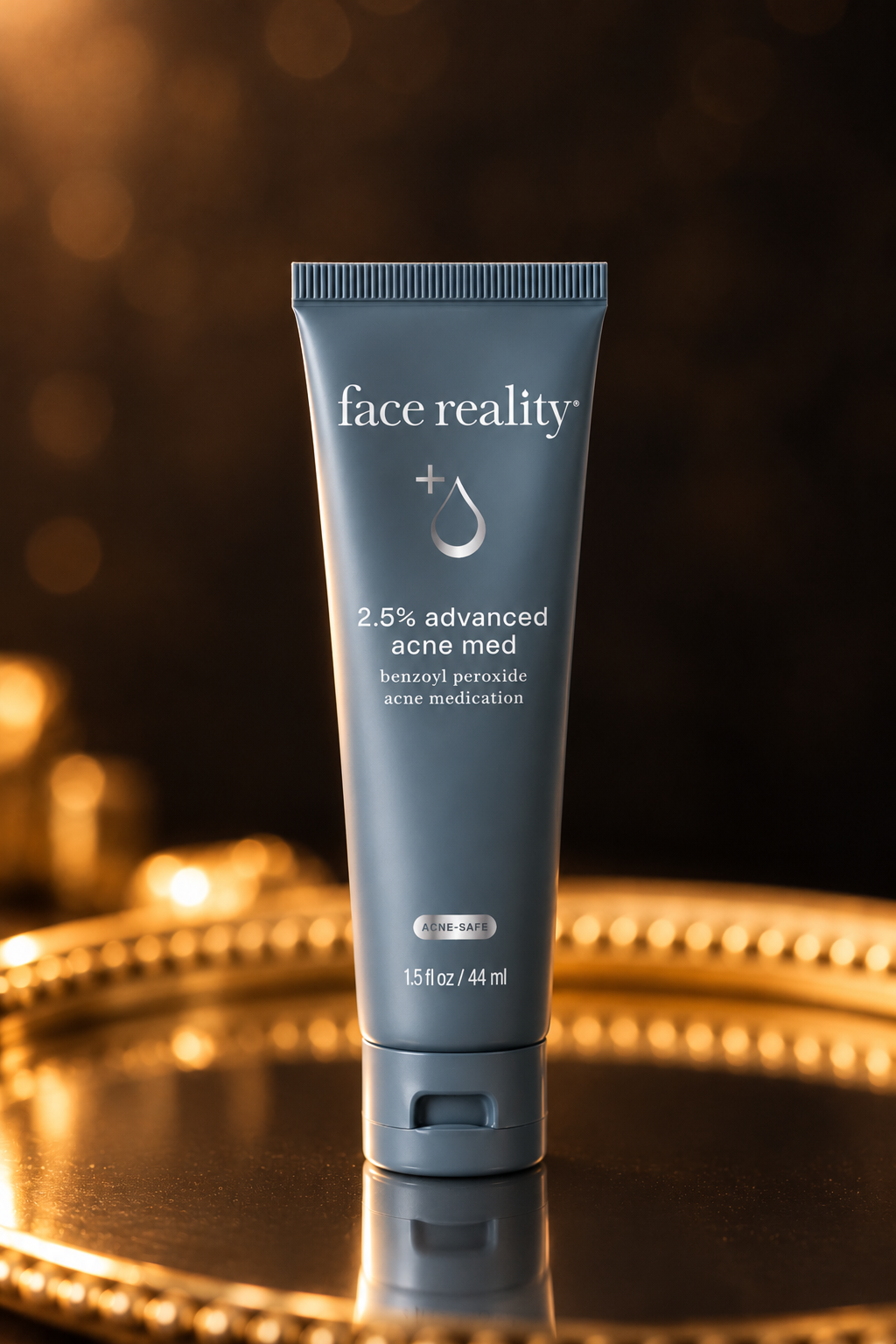 Face Reality 2.5% Advanced Acne Med 1.5 oz benzoyl peroxide acne treatment
