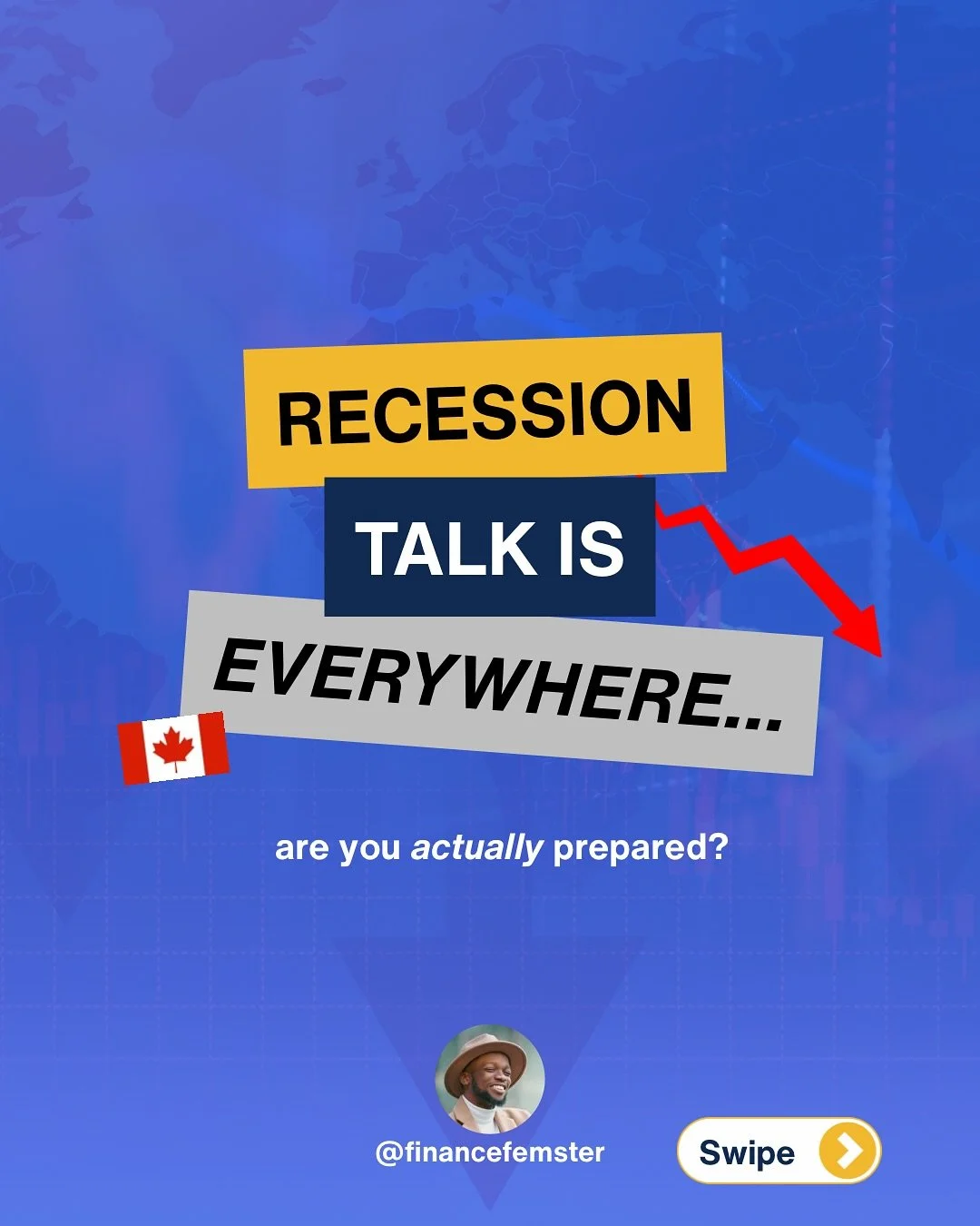 Is Canada heading into a recession? 🇨🇦😰
You might’ve noticed that:
- Groceries are more expensive
- Inflation is rising
- It’s getting harder to find a job
If a recession in Canada is coming, one of the smartest moves you can make is