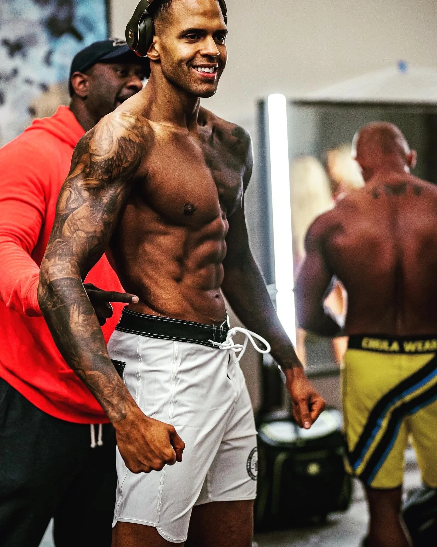 "Elite coaching session with client focusing on proper form and training technique"