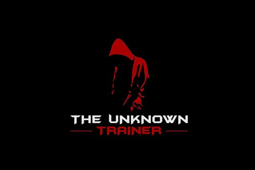The Unknown Trainer logo: a red hooded figure