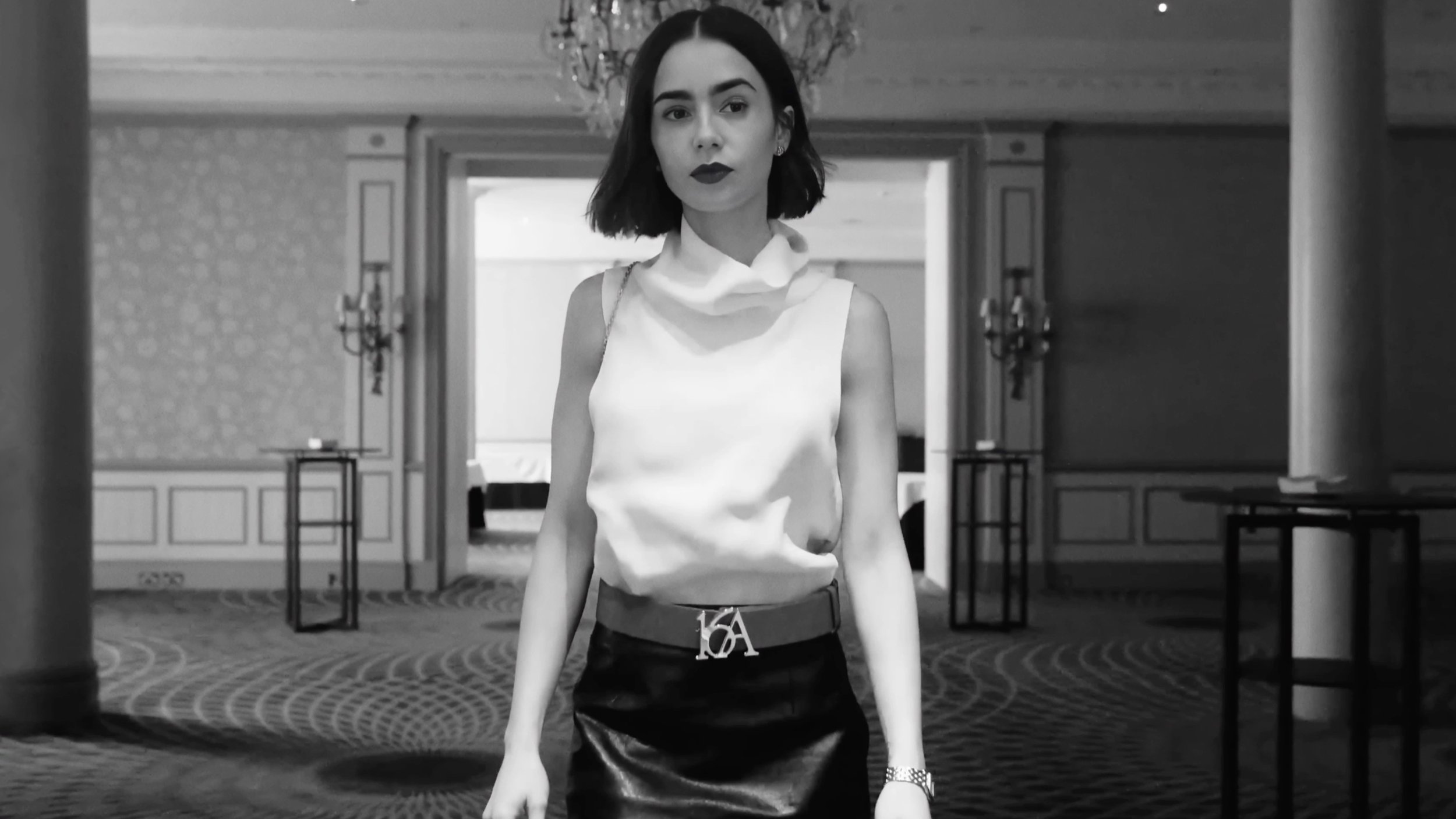LILY COLLINS  CARTIER X ELLE MAGAZINE