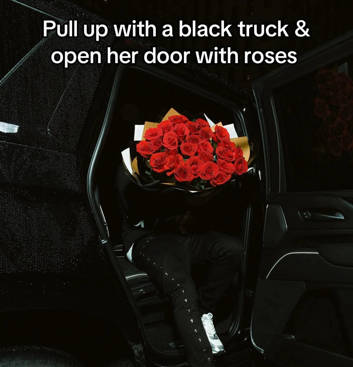 Black Truck Date Night is Needed 🌹 
#datenight #blacktruck #love #repost