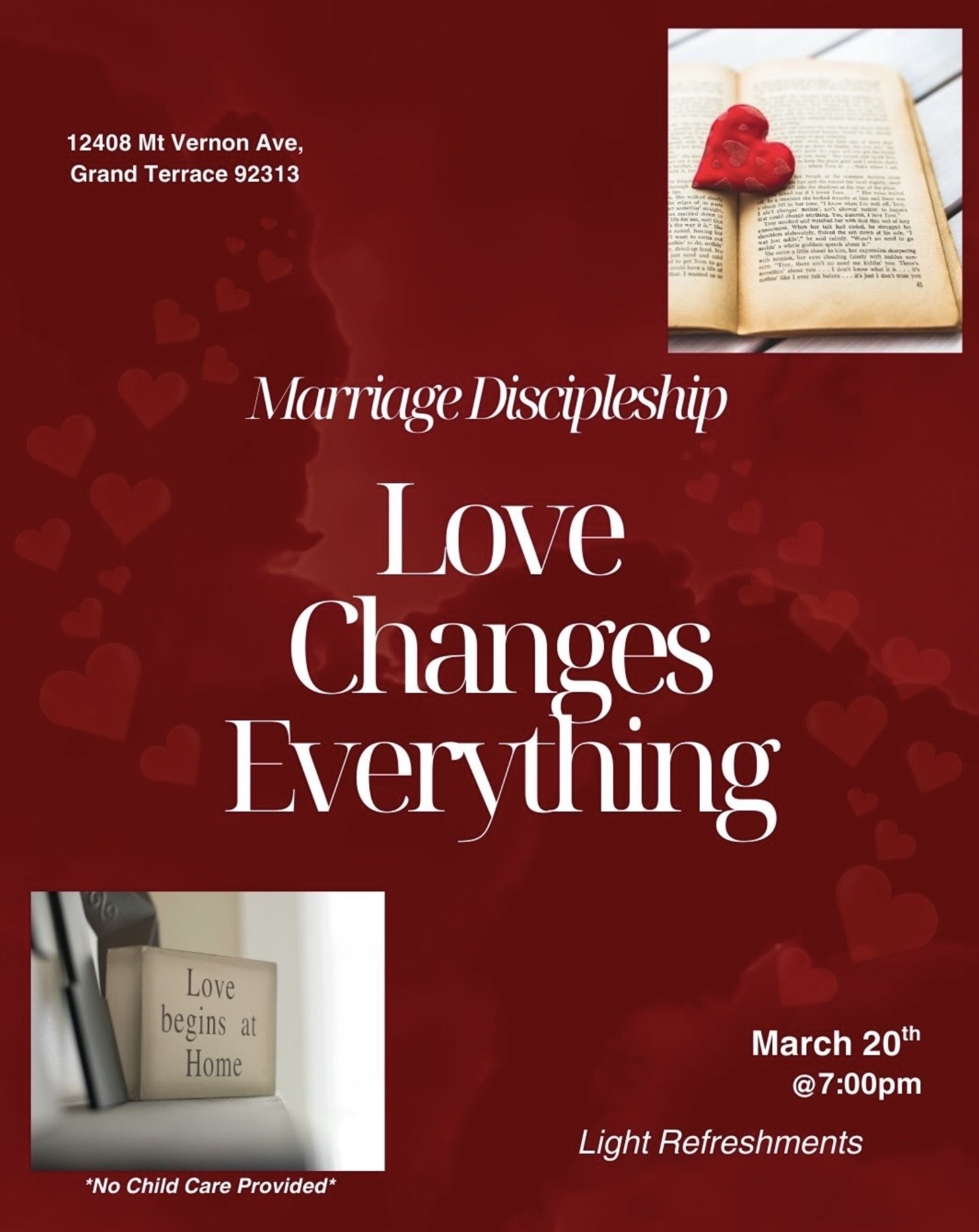 Marriage Discipleship “Love Changes Everything”