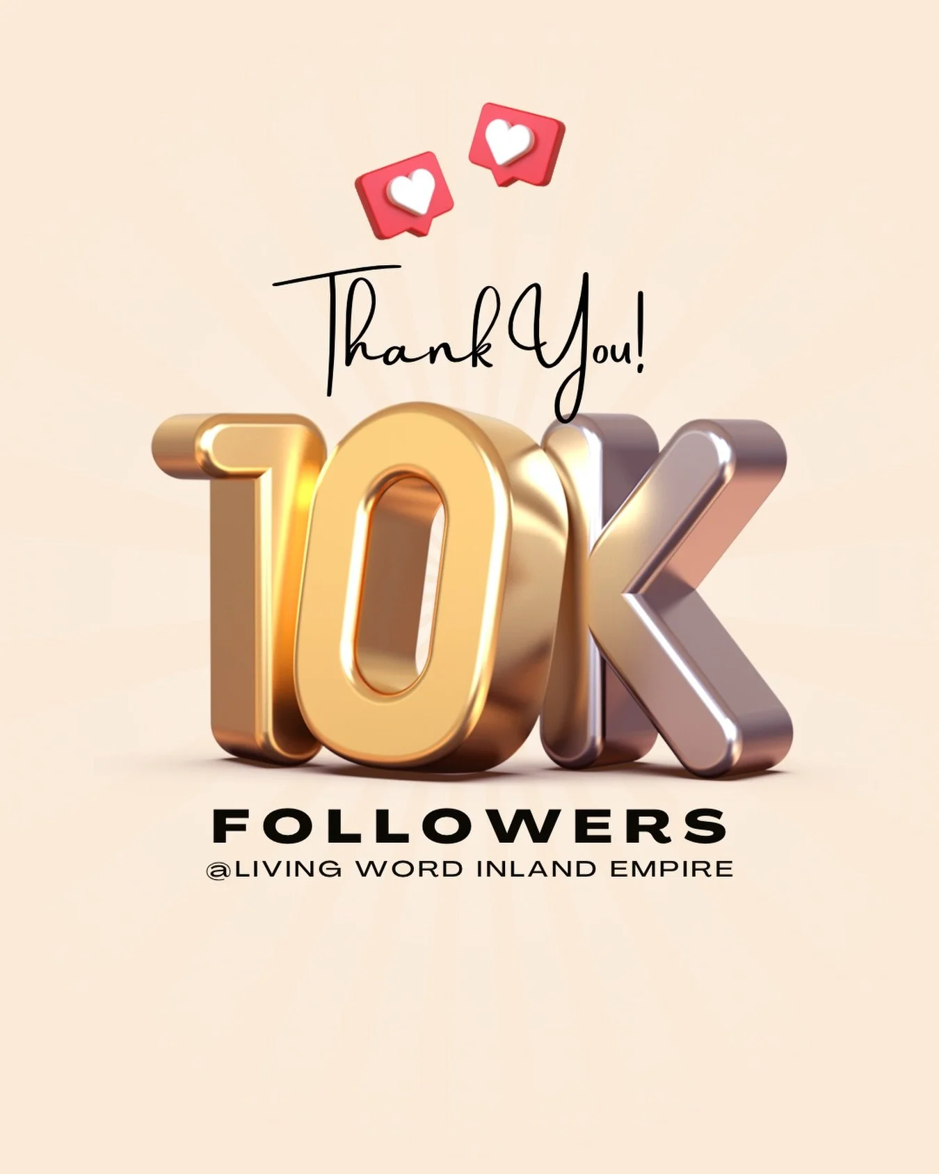 We just hit 10,000+ followers on Facebook! 🙌🏽
Thank you to every single one of you who&rsquo;s helping us reach the World for Jesus. 🌍✝️ This is just the beginning.🙏🏽 Now let&rsquo;s like and share more content on instagram to reach more people 