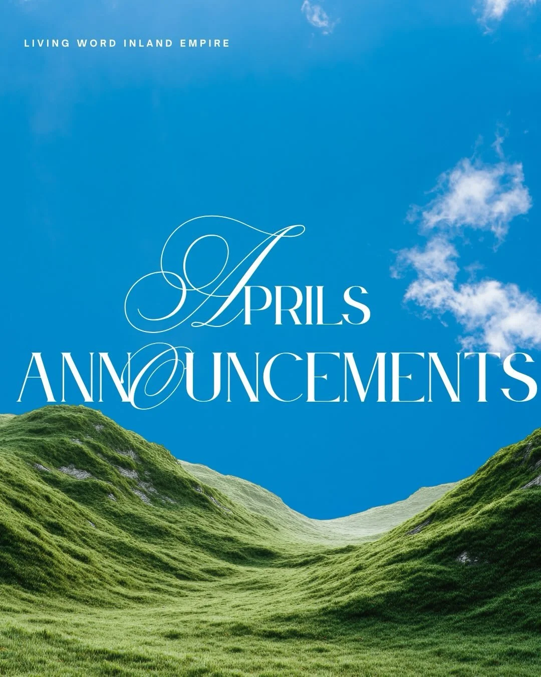 We&rsquo;d love for you and your family to join us! Come be part of our upcoming events as we connect with the things of God! There&rsquo;s a place for you here! ✝️🤍