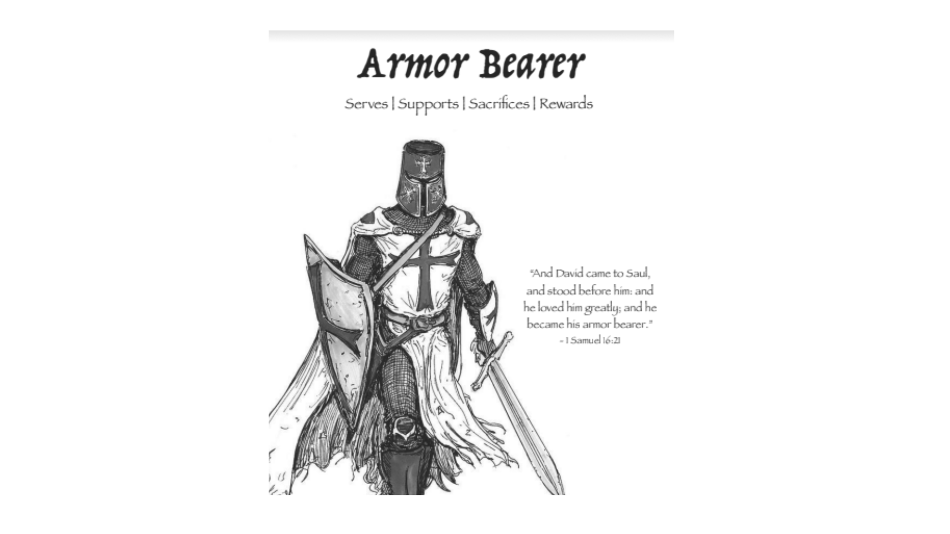 Armor Bearer Book