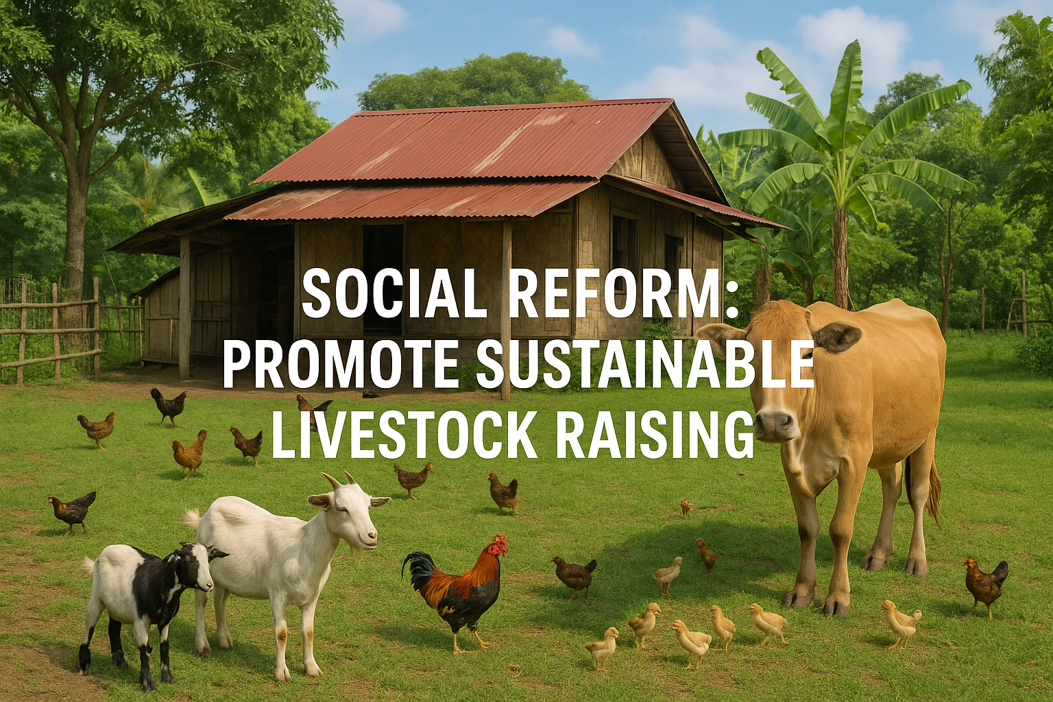 Social Reform: Promote Sustainable Livestock Raising