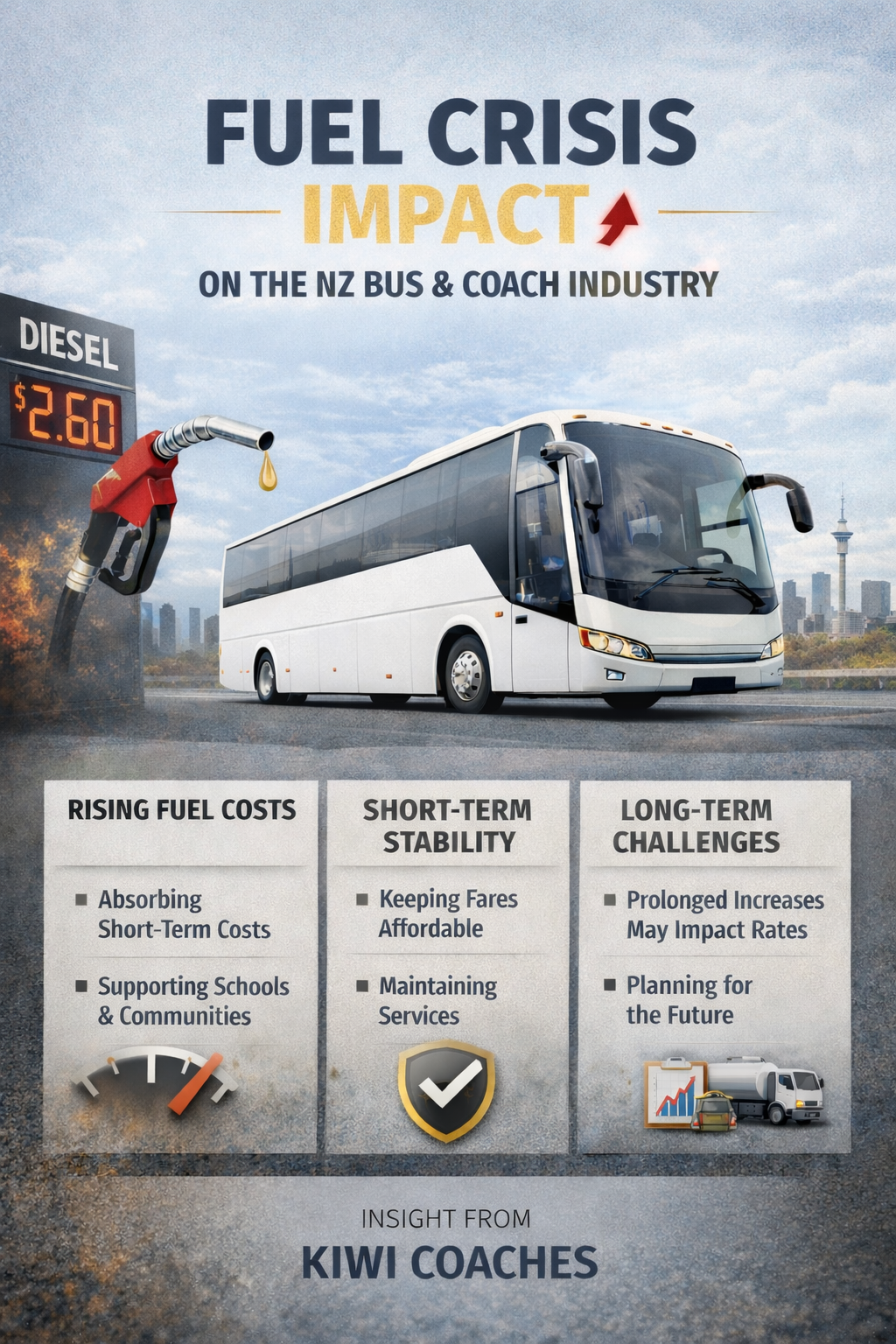 Fuel Costs, Community Transport, and the Reality for New Zealand Coach Operators