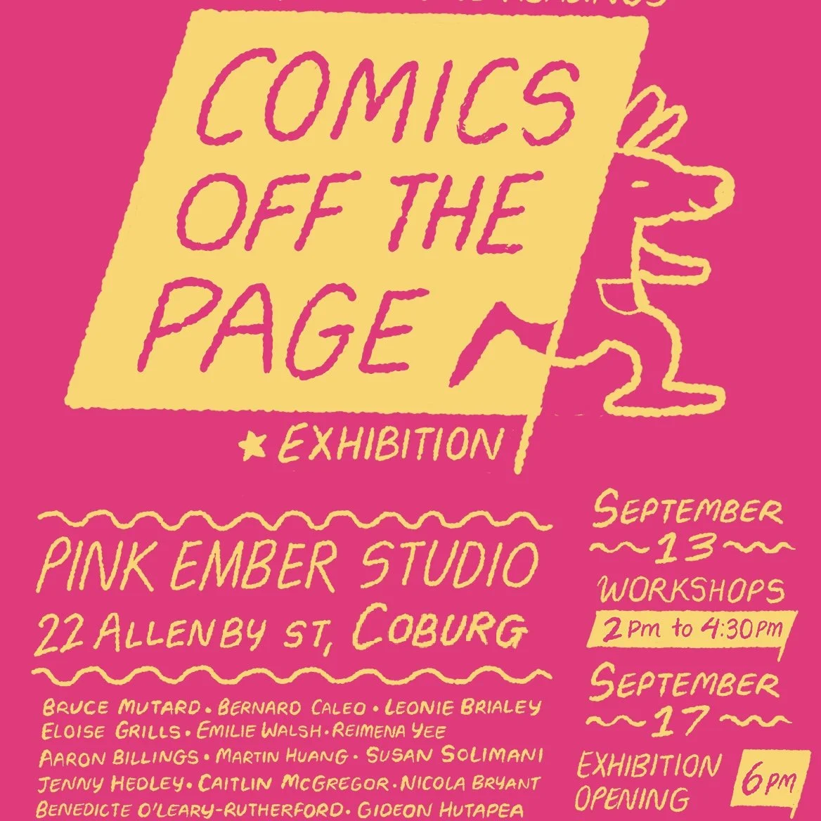 Comics Off the Page Live: Exhibition Launch and Performances