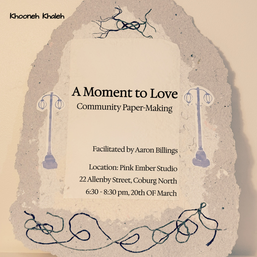 Khooneh Khaleh: A Moment to Love - Community Paper-Making