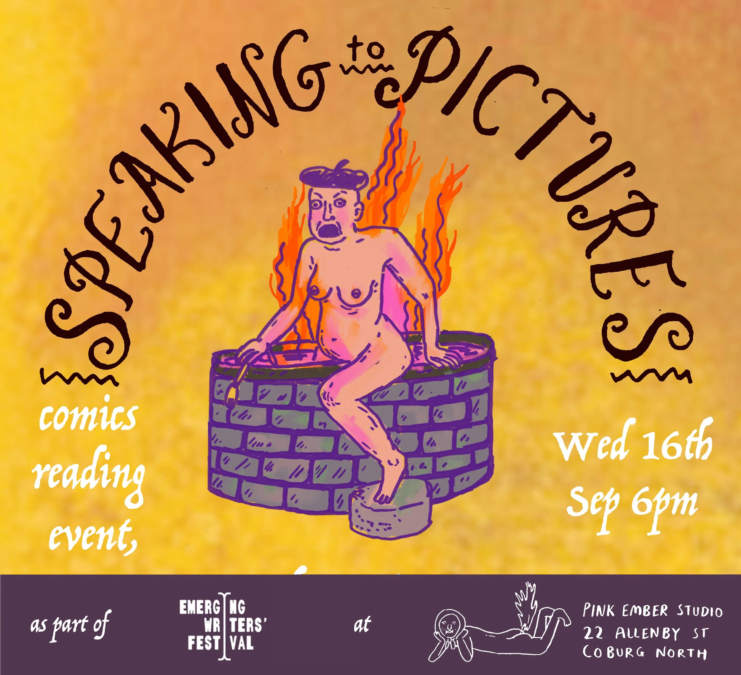 Speaking to Pictures Emerging Writers Festival showcase