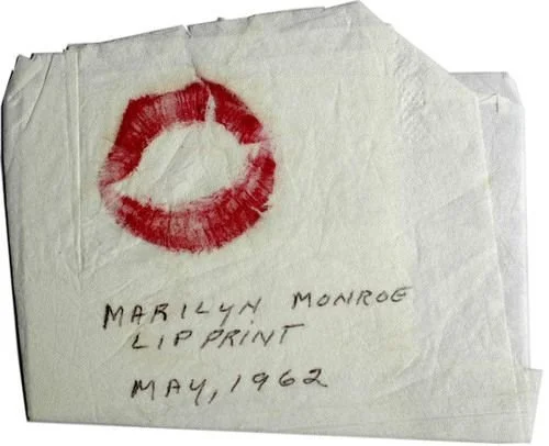 Marilyn Monroe Lip Print, 1962