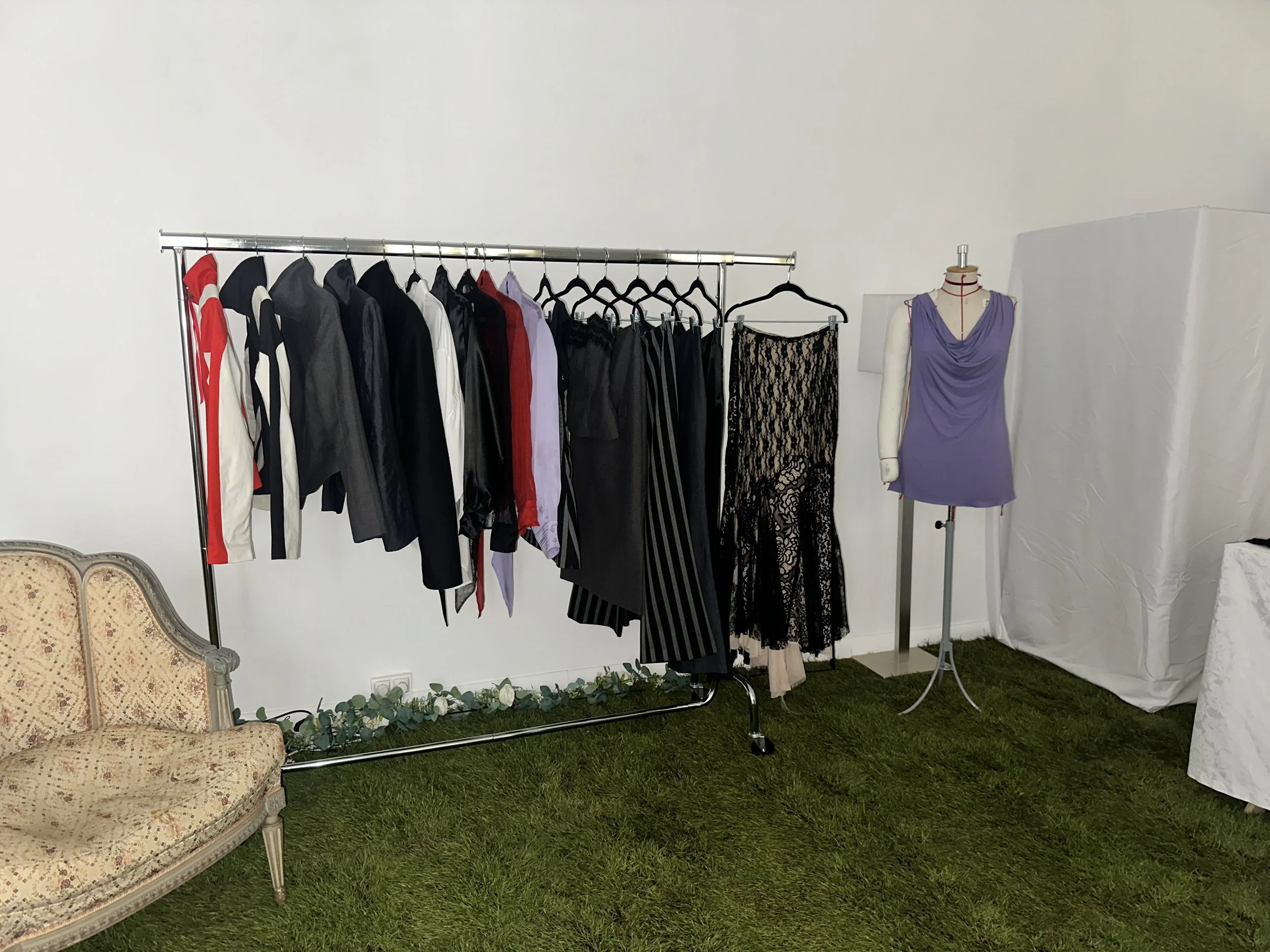We presented our collection on rack and stockman.