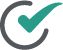 A checkmark symbol inside a circle indicating approval or correctness.