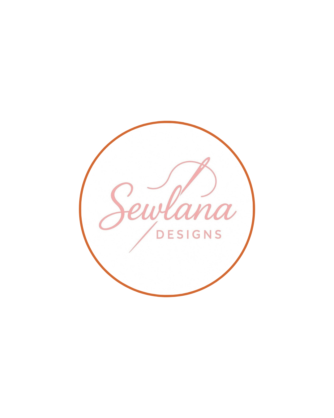 Logo with needle and thrread