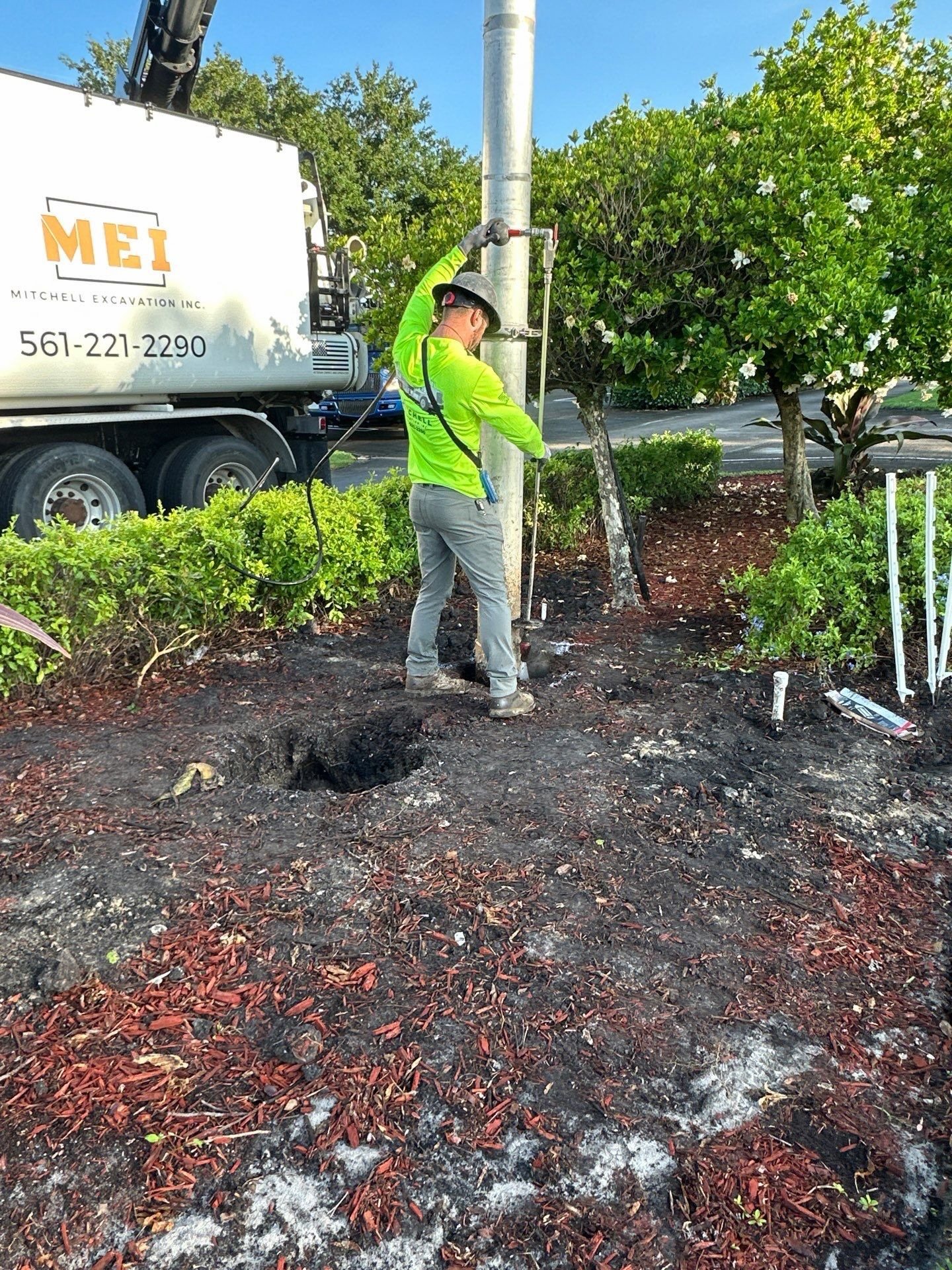A couple of piling footers from last week. #gapvax #hydrovac