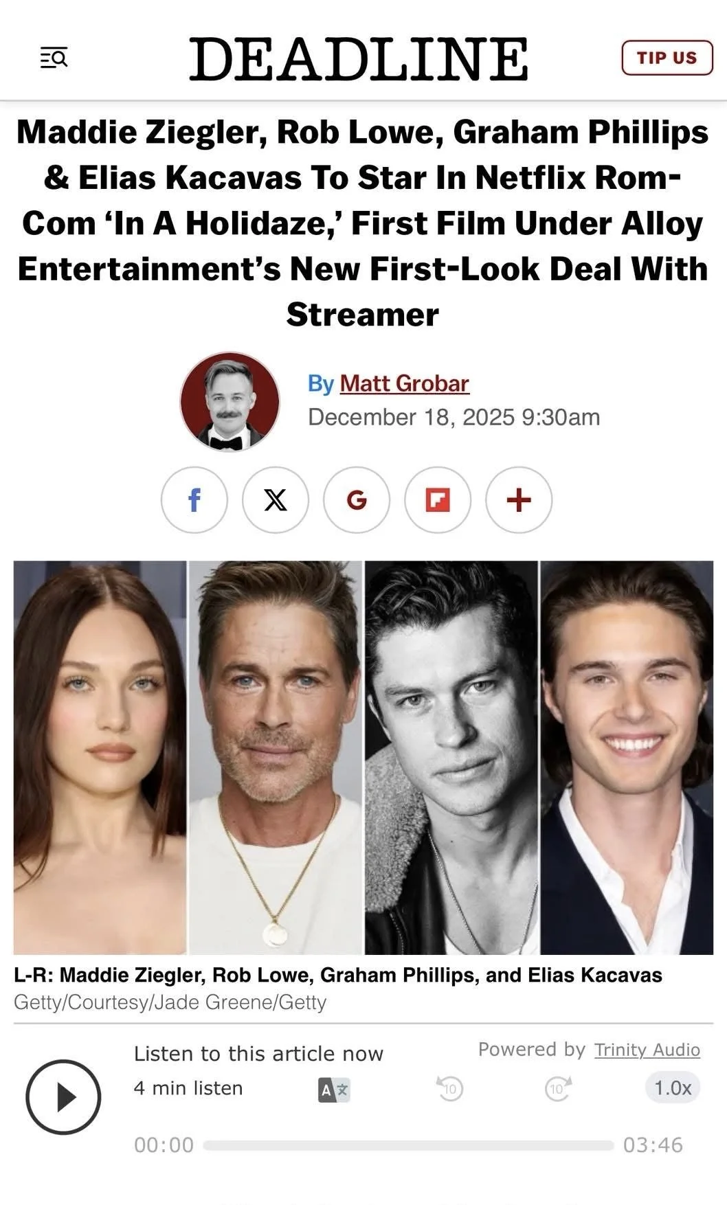 Clearly Music And Tiffany Paulsen reunite for “In A Holidaze” (Netflix)